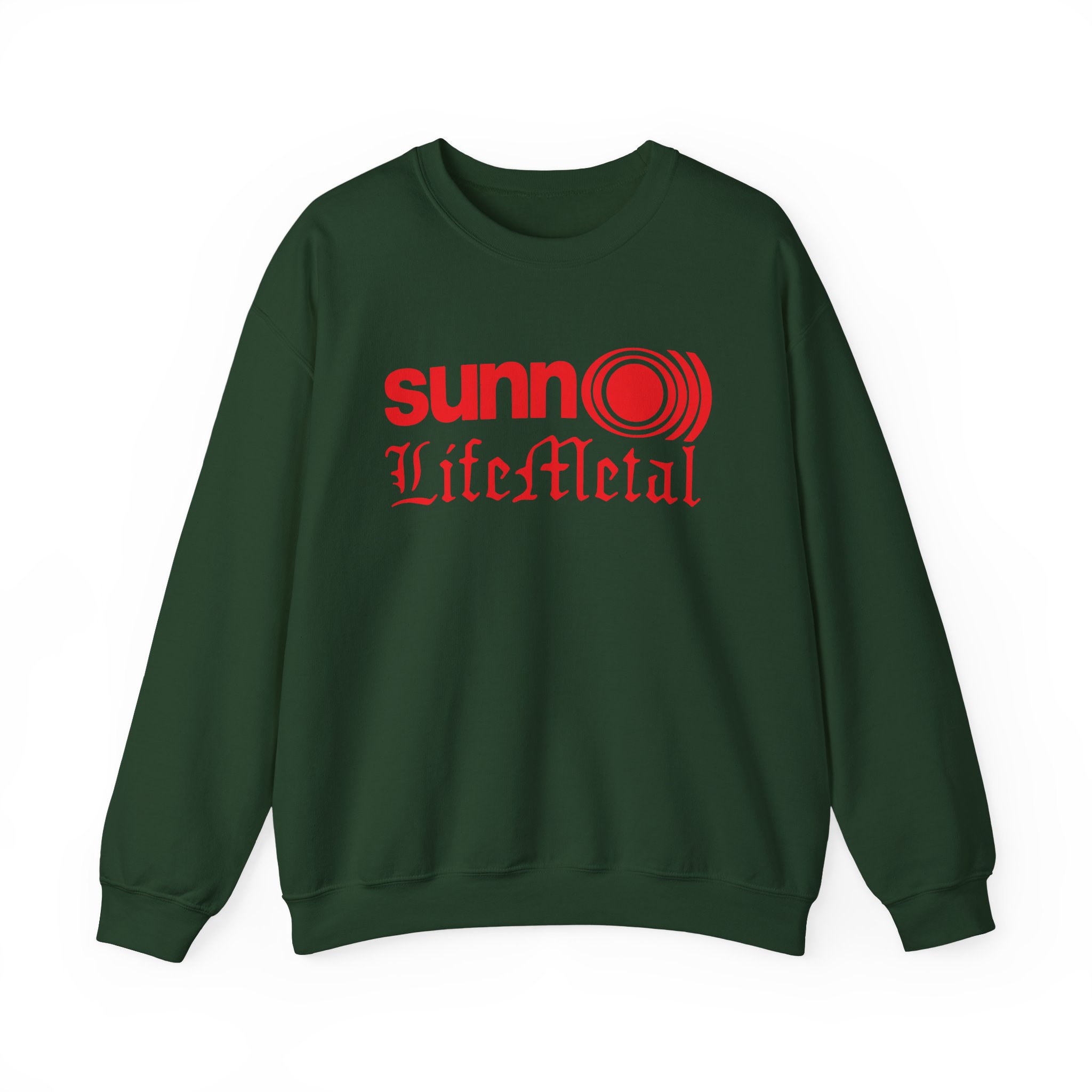 Sunn O Life Metal Logo Unisex Heavy Blend™ Crewneck Sweatshirt - Image 11