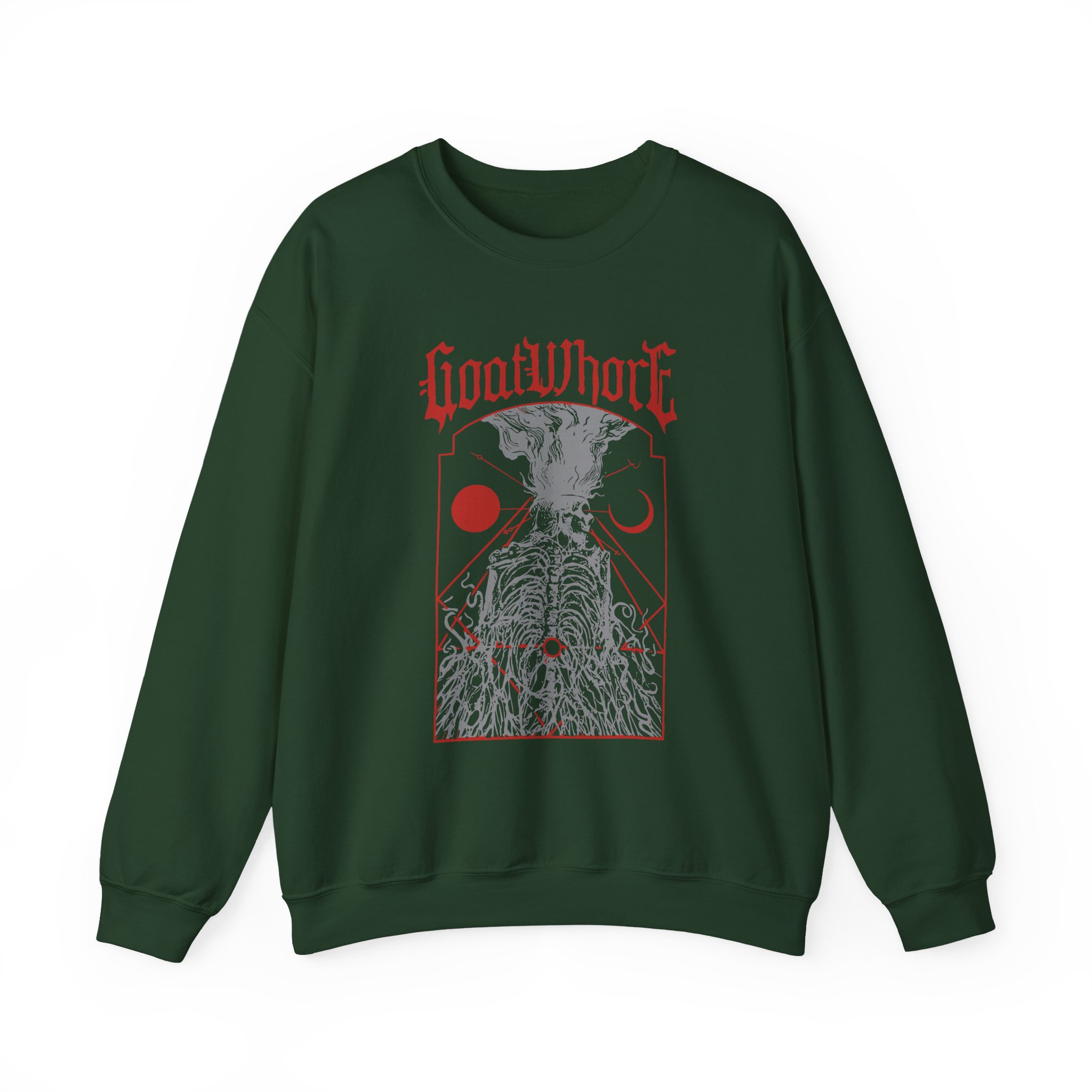 Goatwhore Red Fire Unisex Heavy Blend™ Crewneck Sweatshirt - Image 5