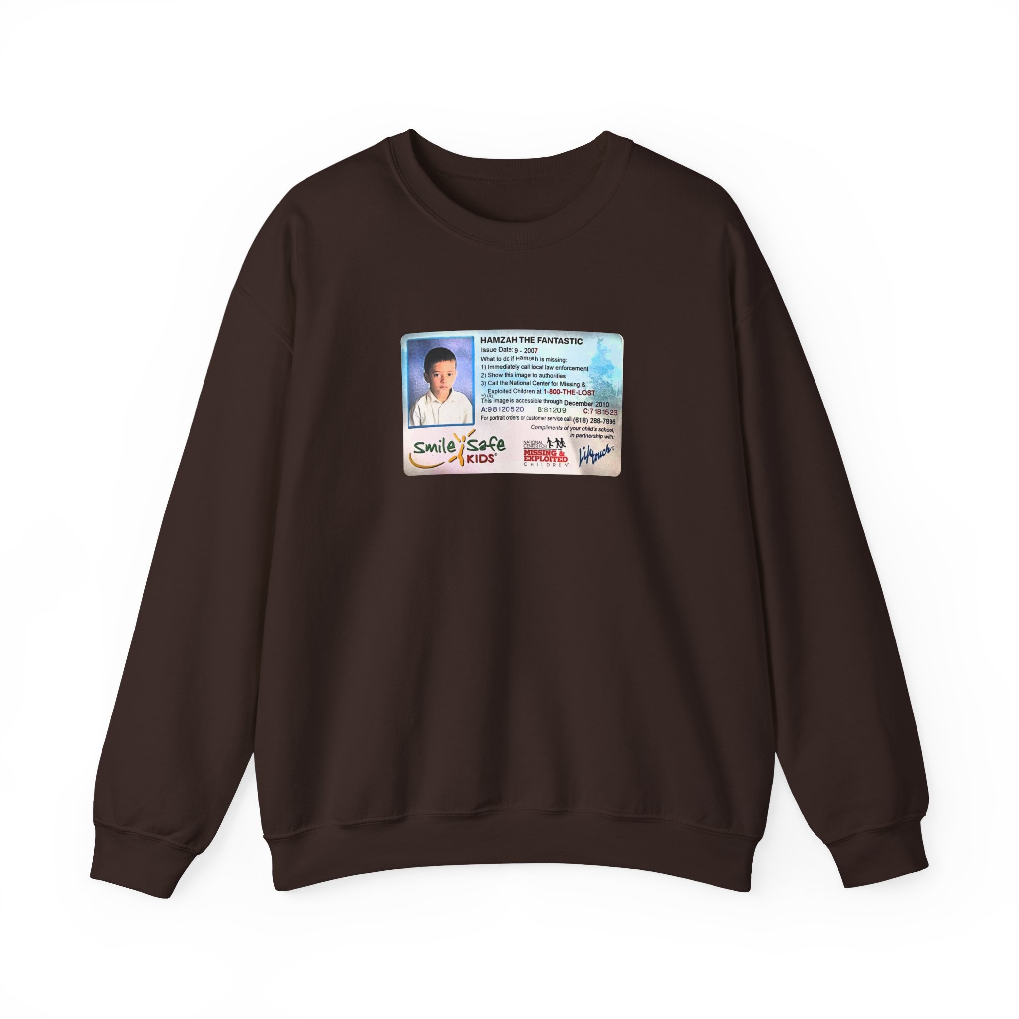 Slushy Noobz Smile Safe Kids Unisex Heavy Blend™ Crewneck Sweatshirt - Image 7