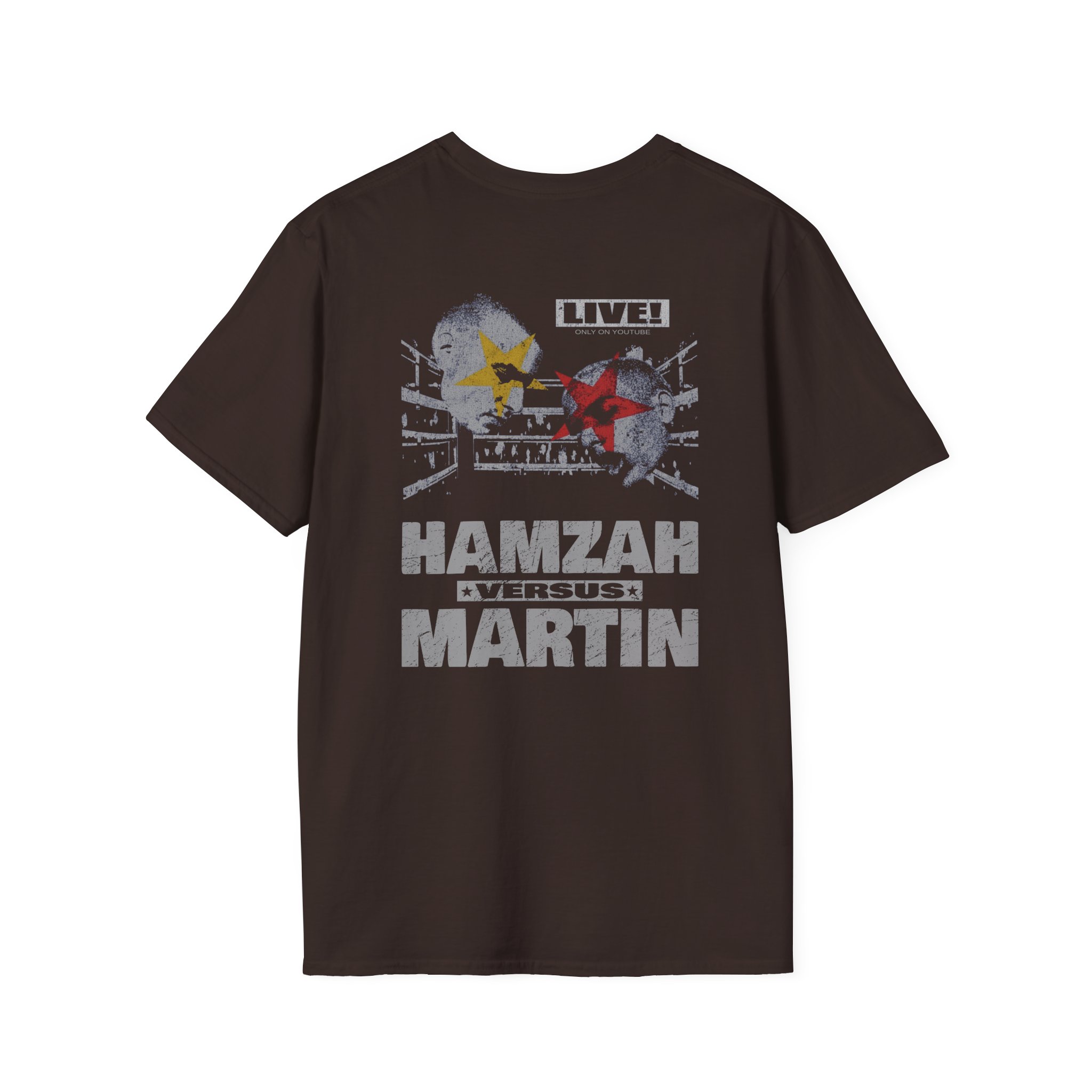 Slushy Noobz Hamzah Versus Martin Unisex Softstyle T-Shirt - Image 6