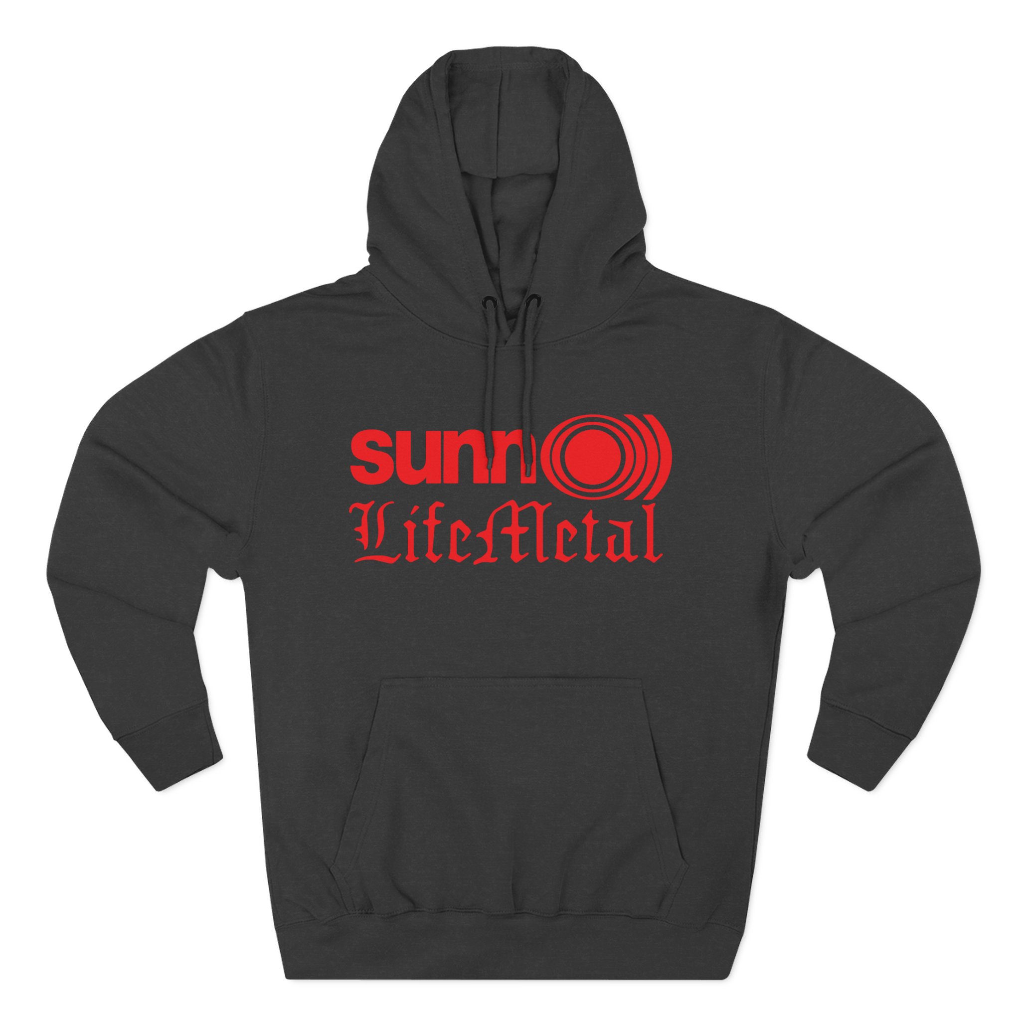 Sunn O Life Metal Logo Three-Panel Fleece Hoodie - Image 7