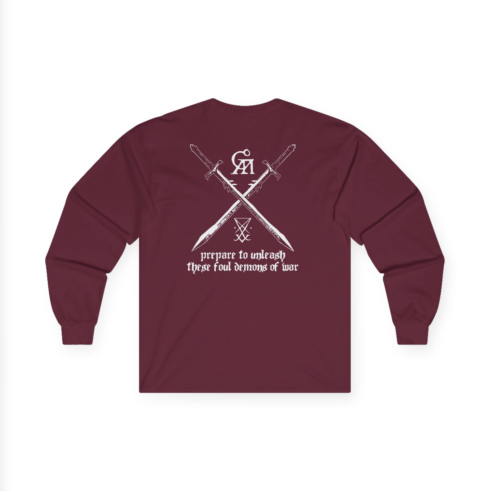 Goatwhore no Mercy Unisex Ultra Cotton Long Sleeve Tee - Image 4