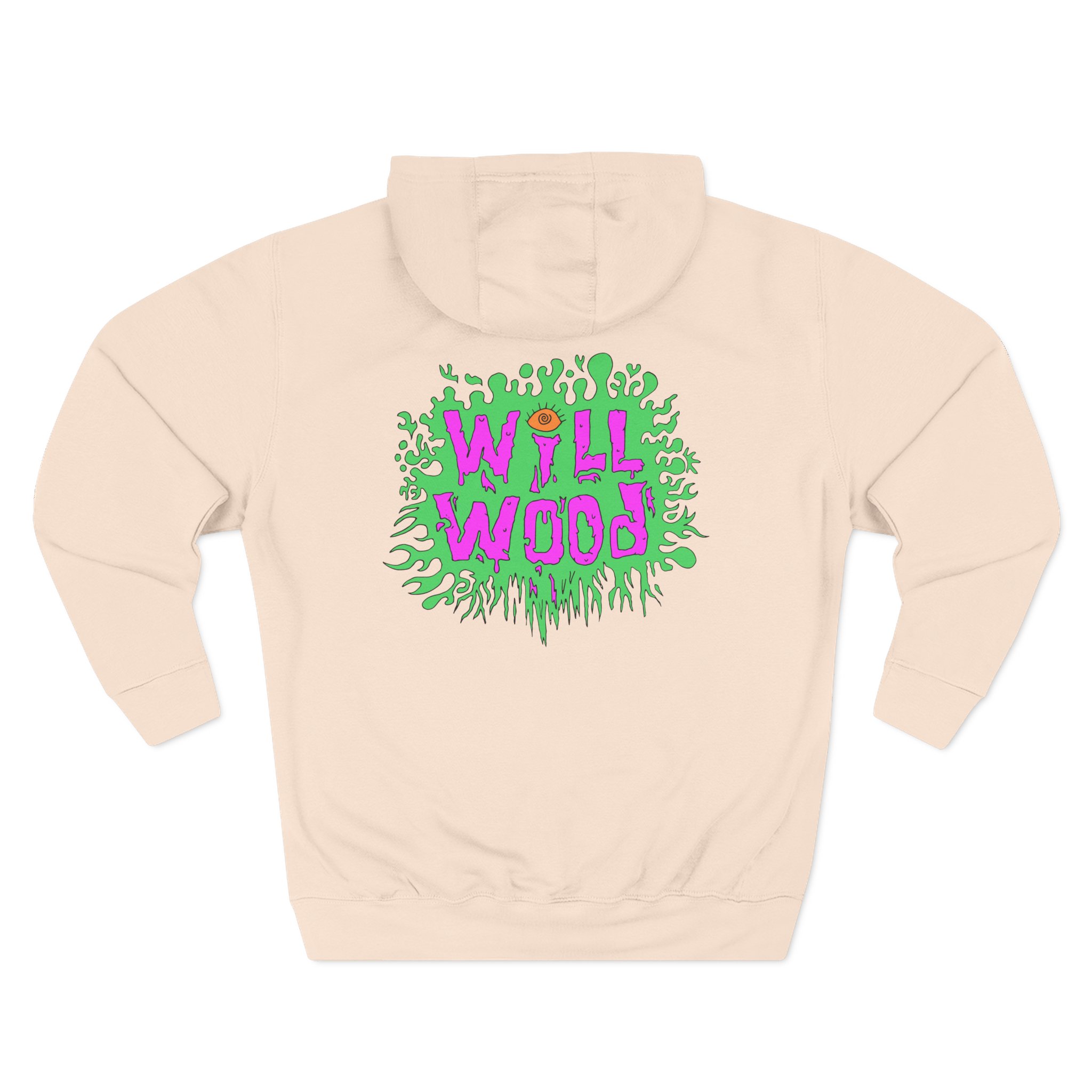 Will Wood Death of the Author Three-Panel Fleece Hoodie - Image 8