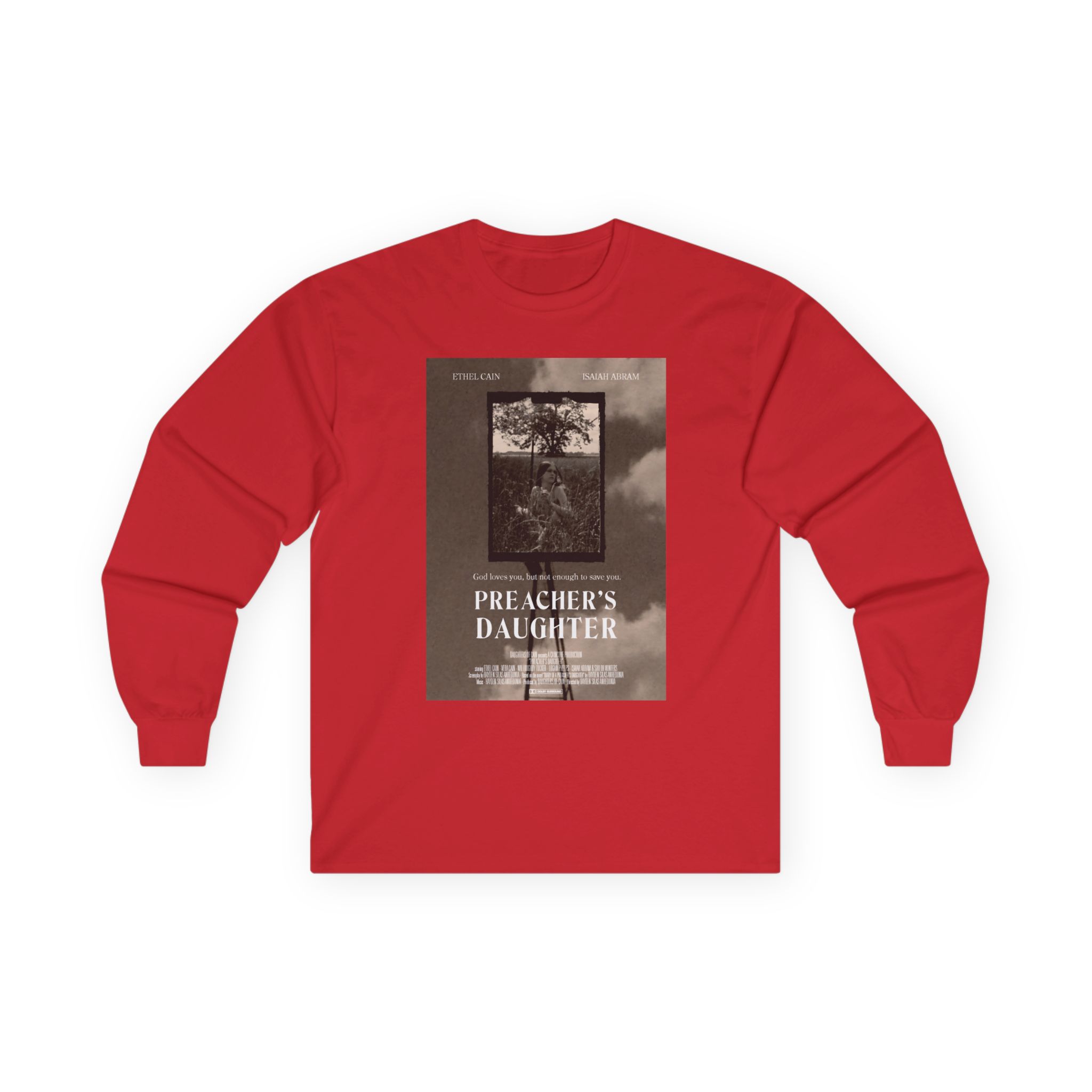 Ethel Cain Preacher's Daughter Movie Poster Unisex Ultra Cotton Long Sleeve Tee - Image 17