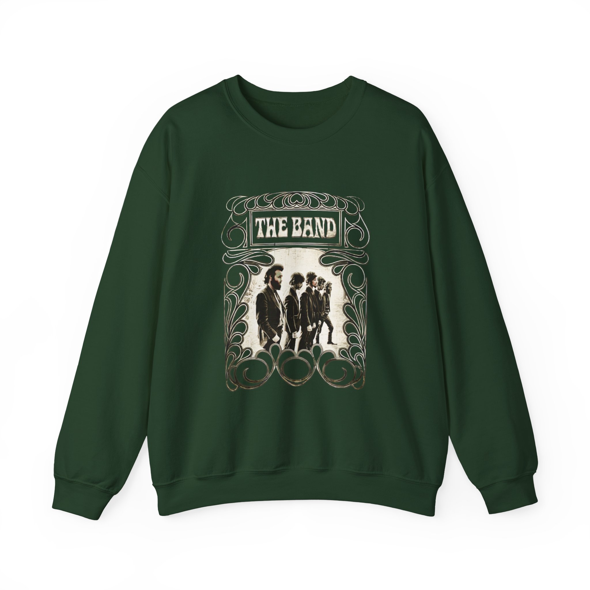 The Band Vintage Filagree Unisex Heavy Blend™ Crewneck Sweatshirt - Image 5