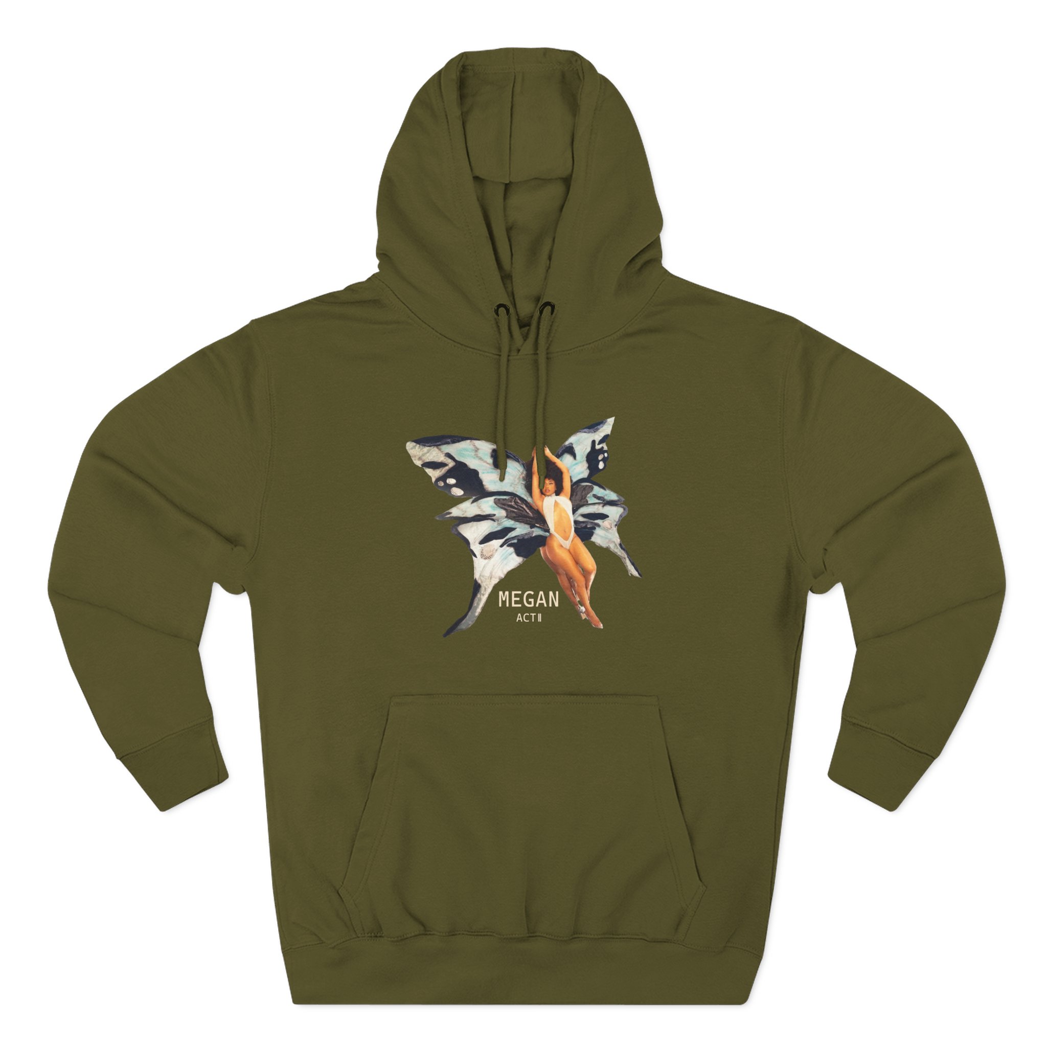 Megan Thee Stallion Butterfly Three-Panel Fleece Hoodie - Image 5