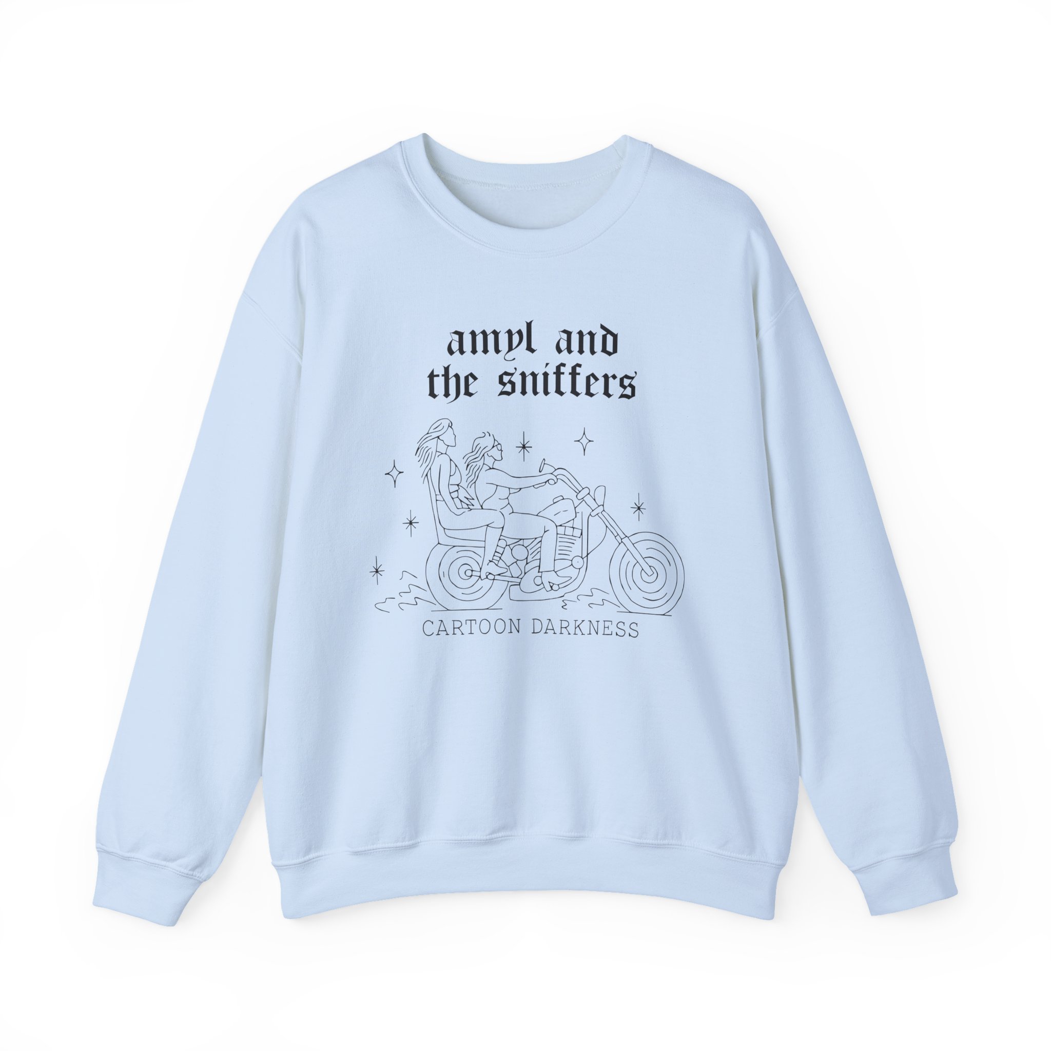 Amyl and the Sniffers Motorbike Unisex Heavy Blend™ Crewneck Sweatshirt - Image 7