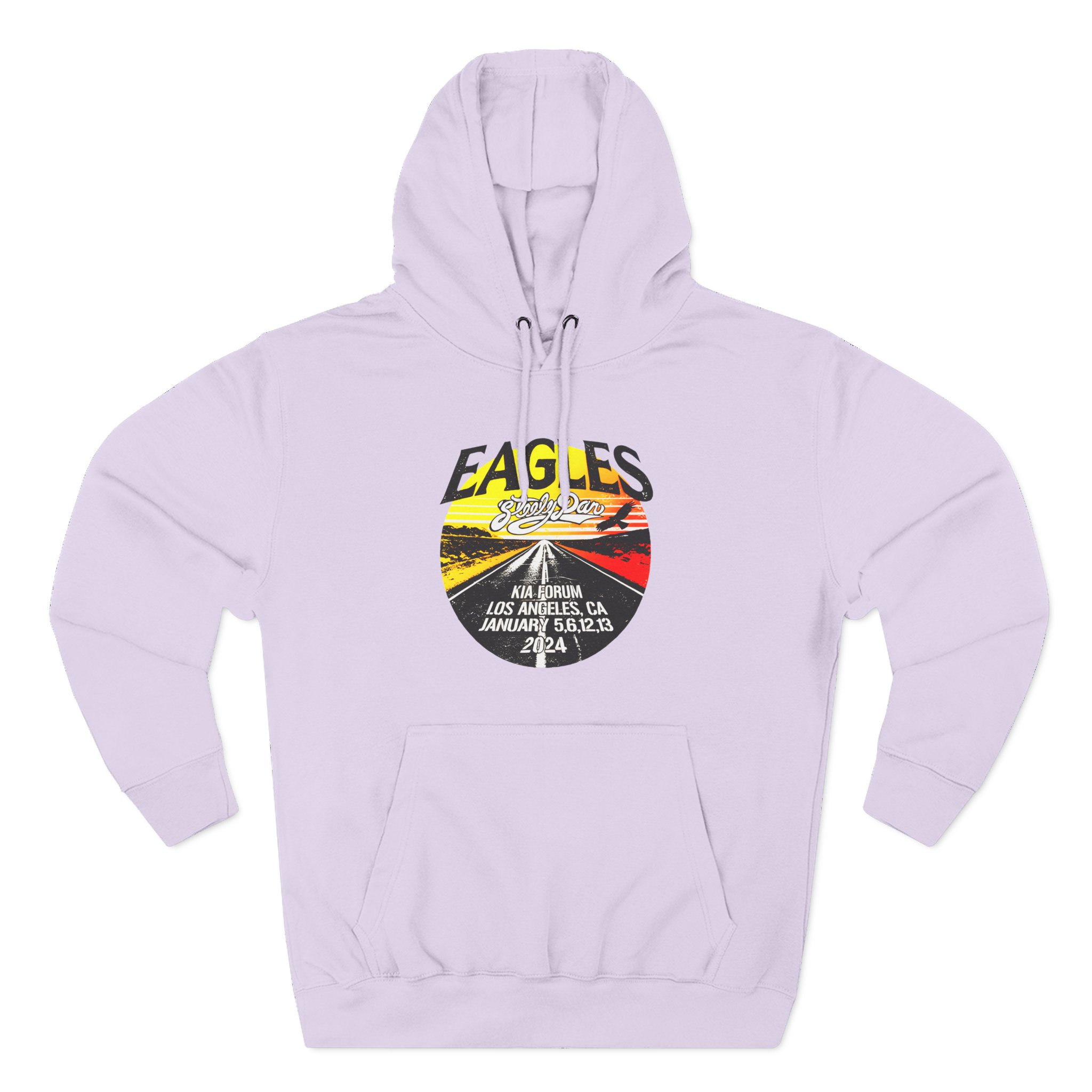 The Eagles The Long Goodbye 2024 Tour Los Angeles Three-Panel Fleece Hoodie - Image 13