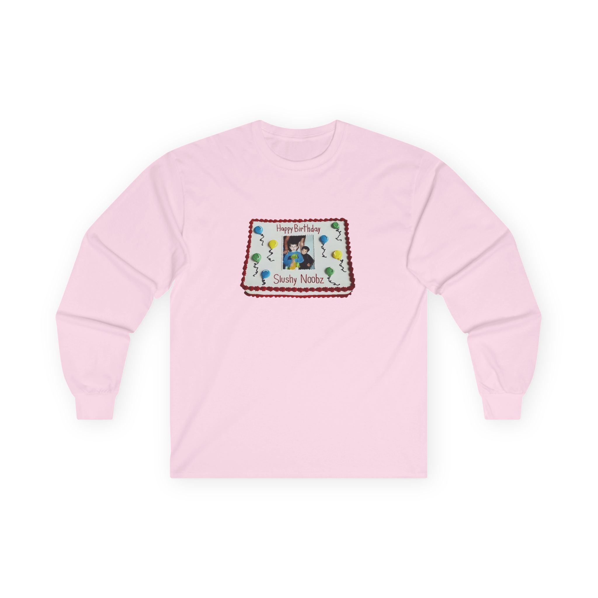 Slushy Noobz Birthday Cake Unisex Ultra Cotton Long Sleeve Tee - Image 11