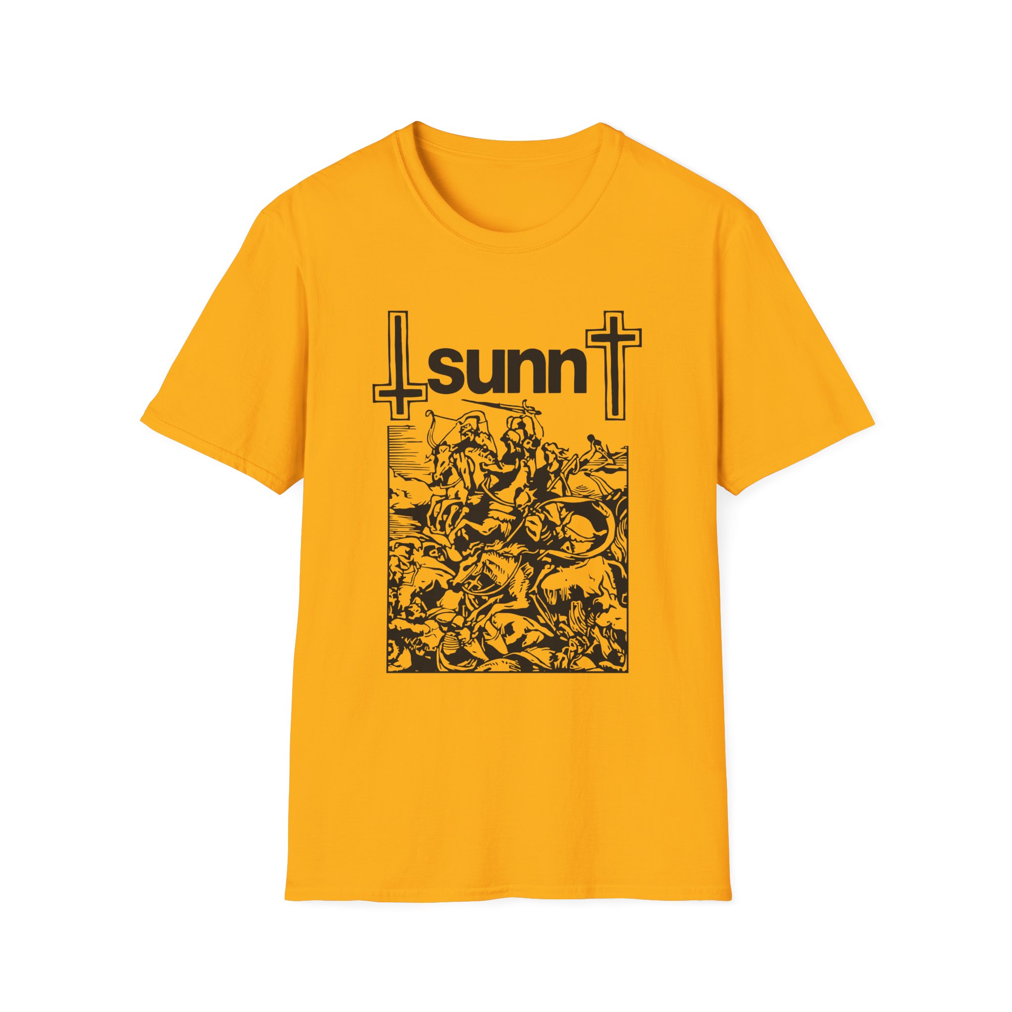 Sunn O Flight of the Behemoth Unisex Softstyle T-Shirt - Image 11