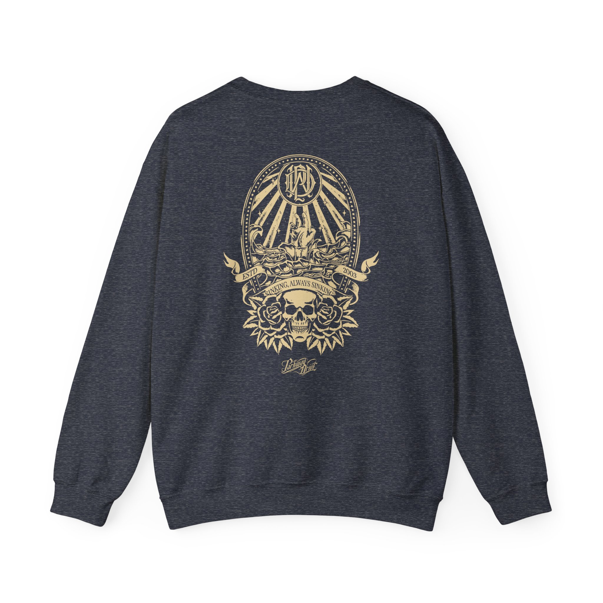 Parkway Drive Skull & Anchor Unisex Heavy Blend™ Crewneck Sweatshirt - Image 12