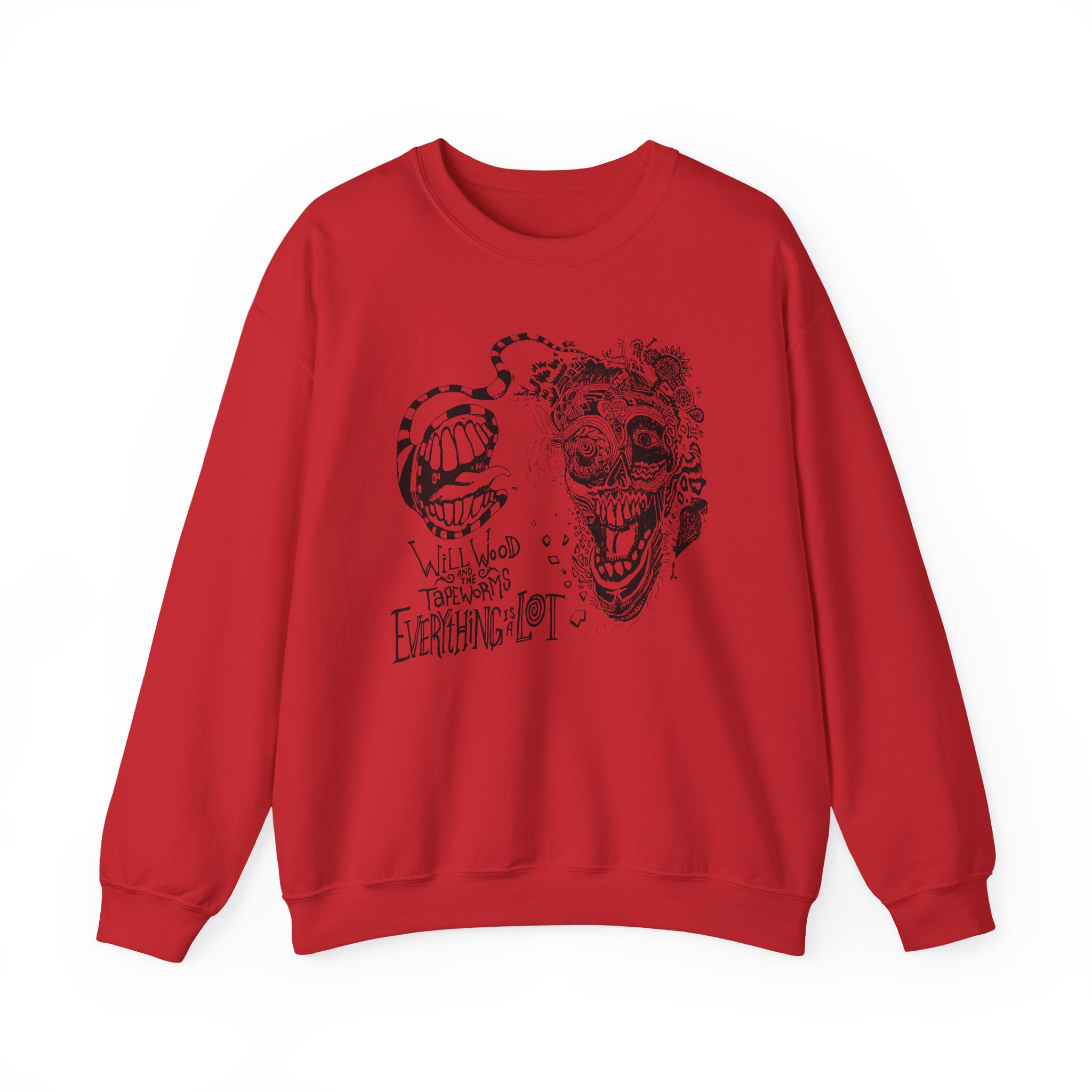 Will Wood Everything is a Lot Unisex Heavy Blend™ Crewneck Sweatshirt - Image 17