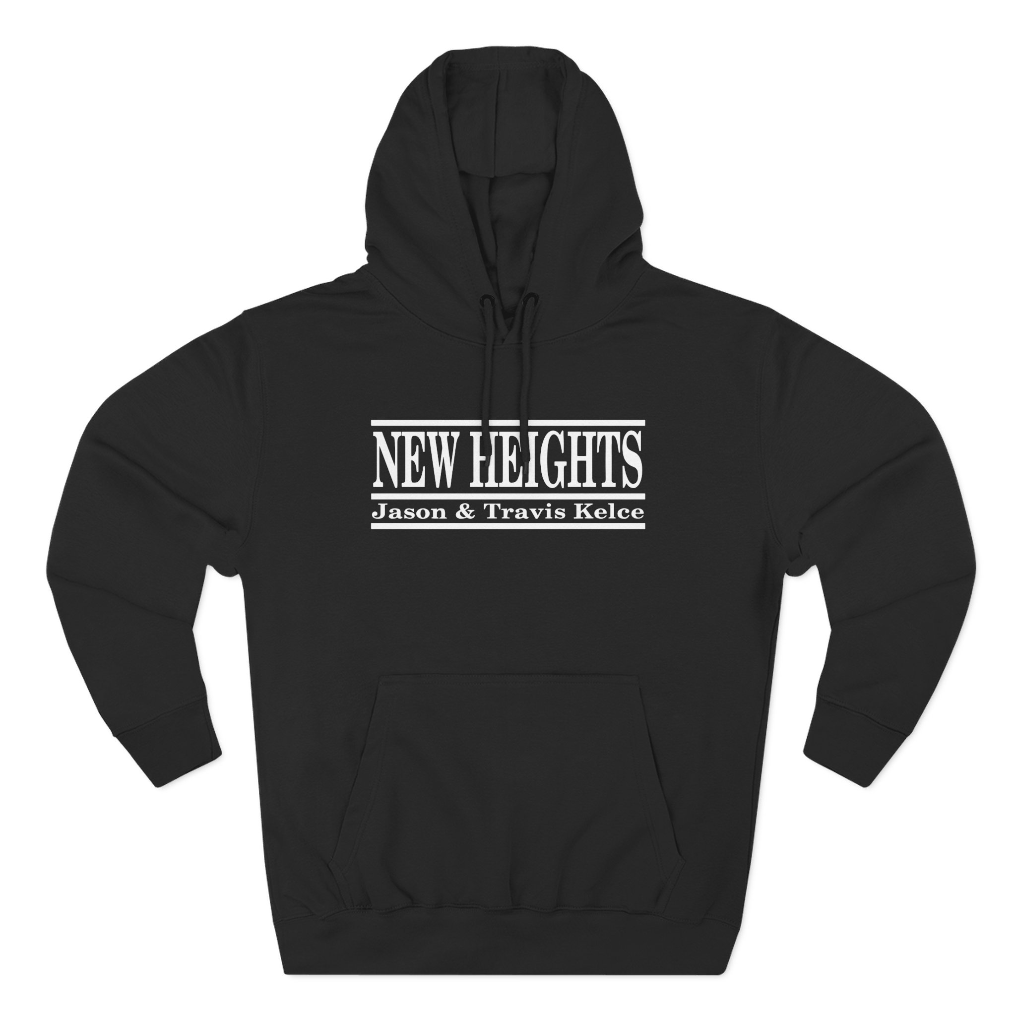New Heights Jason And Travis Kelce Three-Panel Fleece Hoodie - Image 3