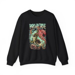 Parkway Drive Sharktopus Unisex Heavy Blend™ Crewneck Sweatshirt