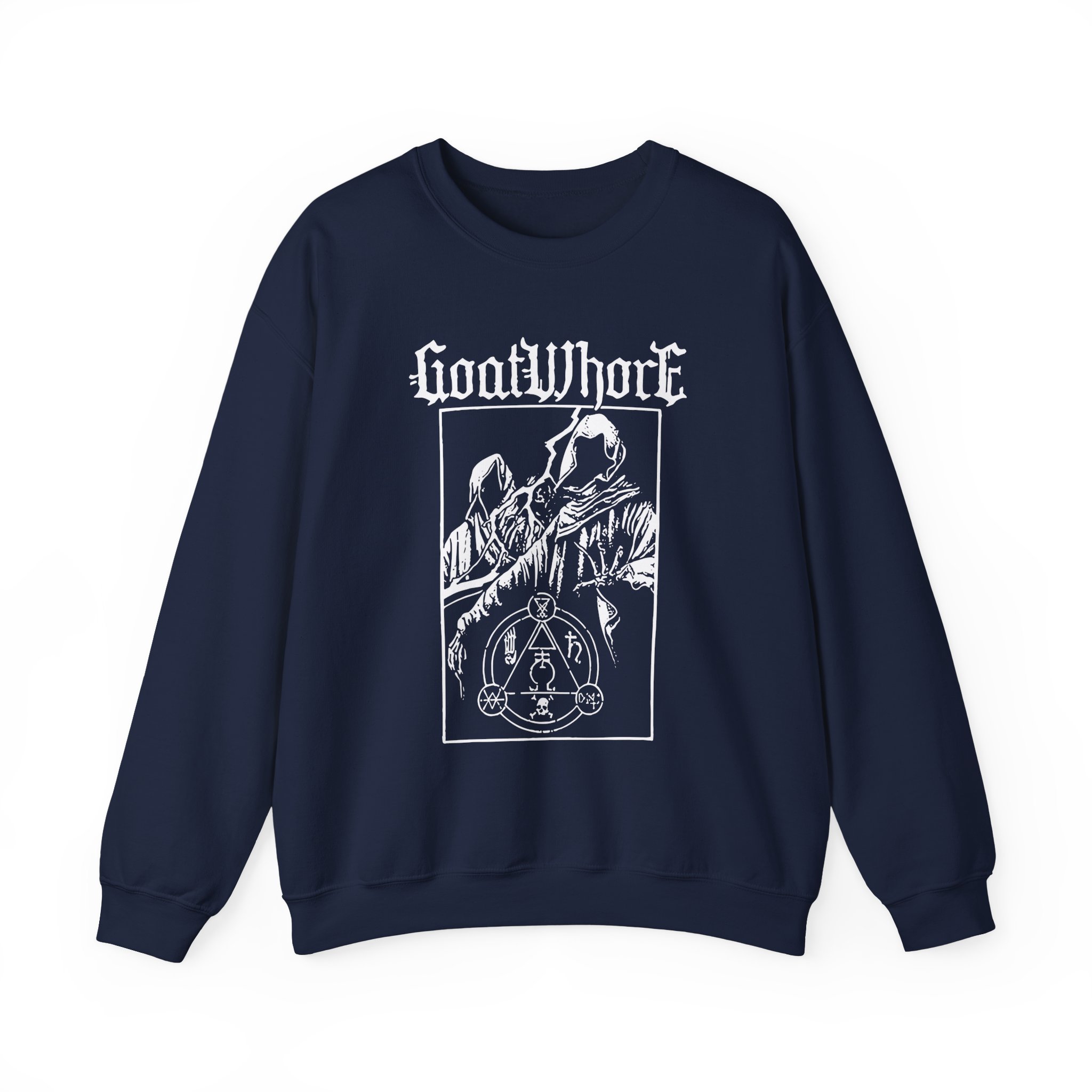 Goatwhore sigil Unisex Heavy Blend™ Crewneck Sweatshirt - Image 13