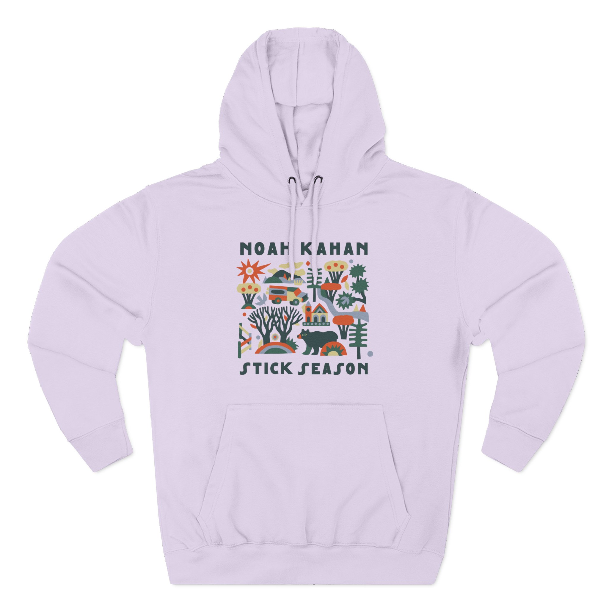 Noah Kahan Stick Season Three-Panel Fleece Hoodie - Image 9
