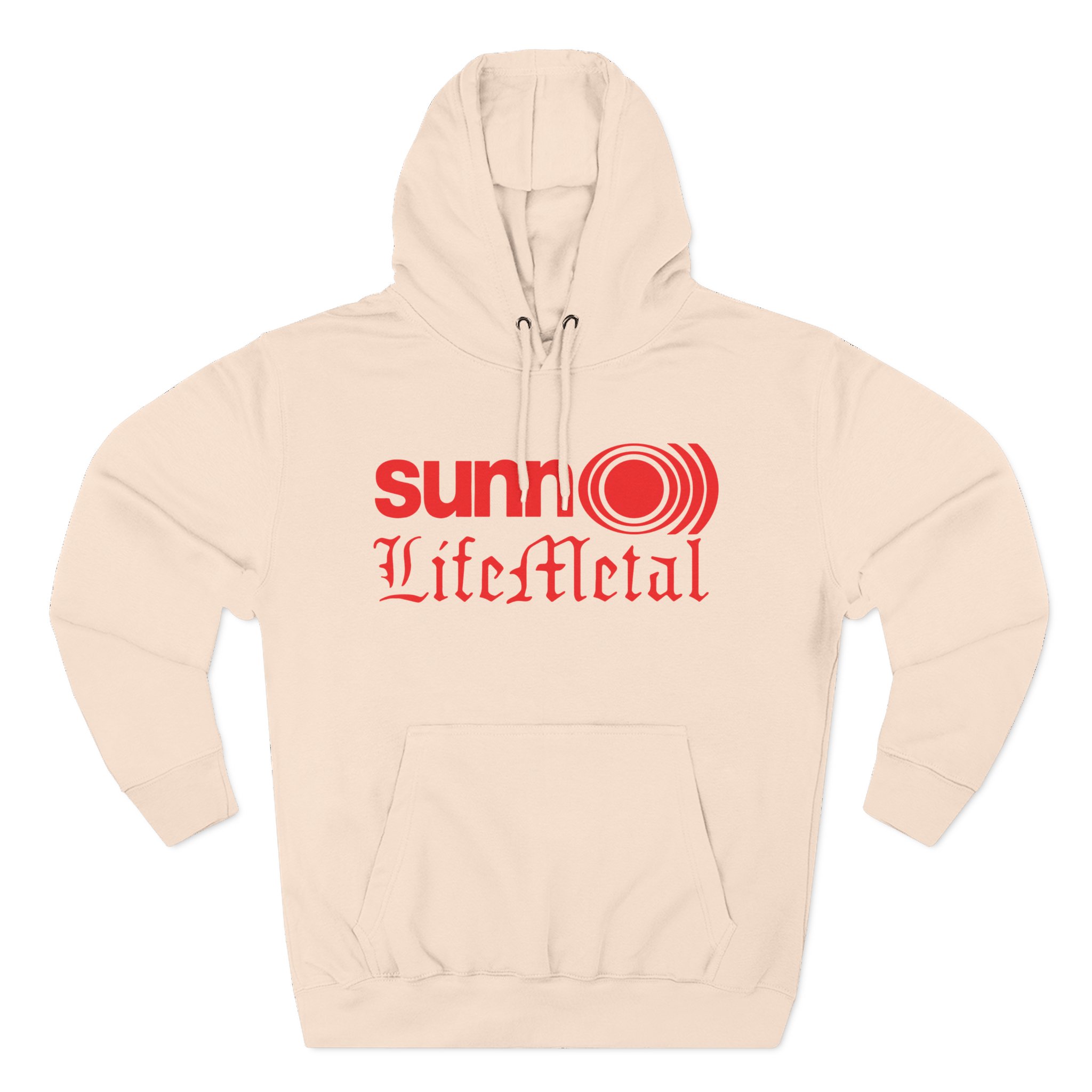 Sunn O Life Metal Logo Three-Panel Fleece Hoodie - Image 11