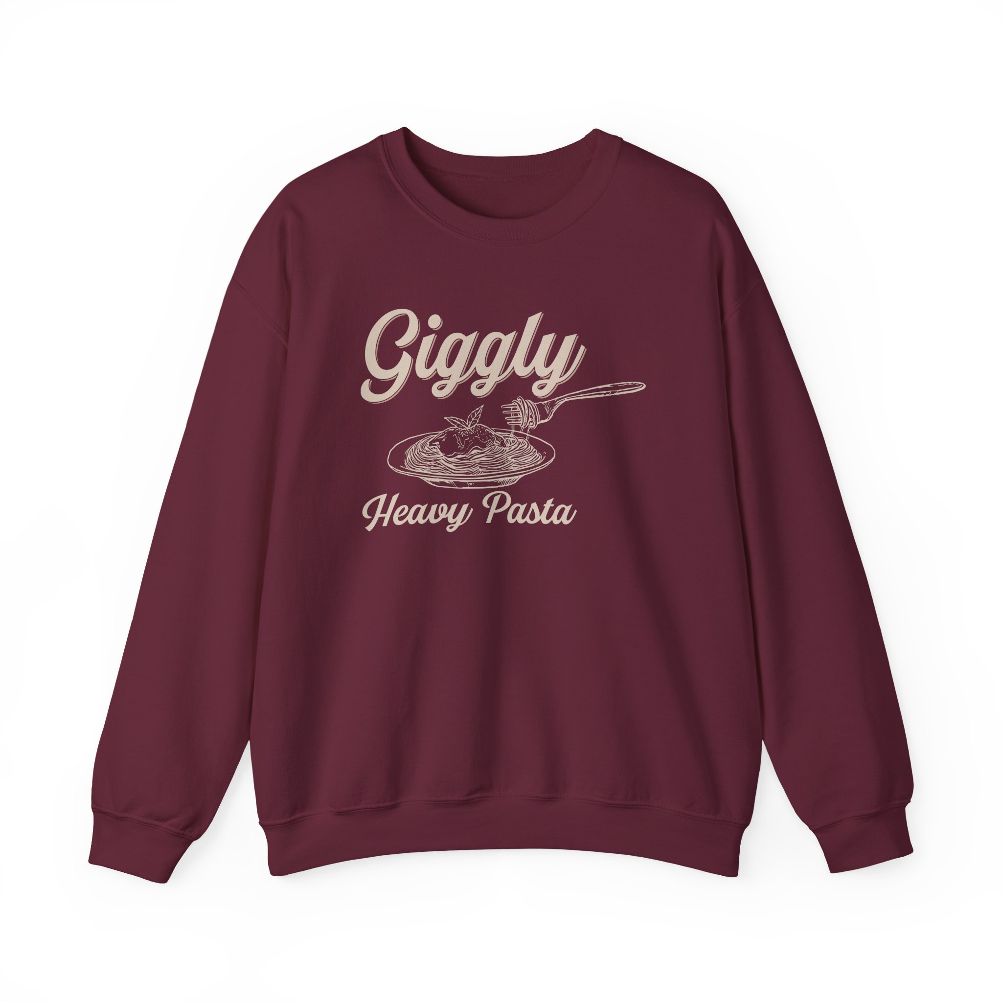 Giggly Squad Heavy Pasta Unisex Heavy Blend™ Crewneck Sweatshirt - Image 3