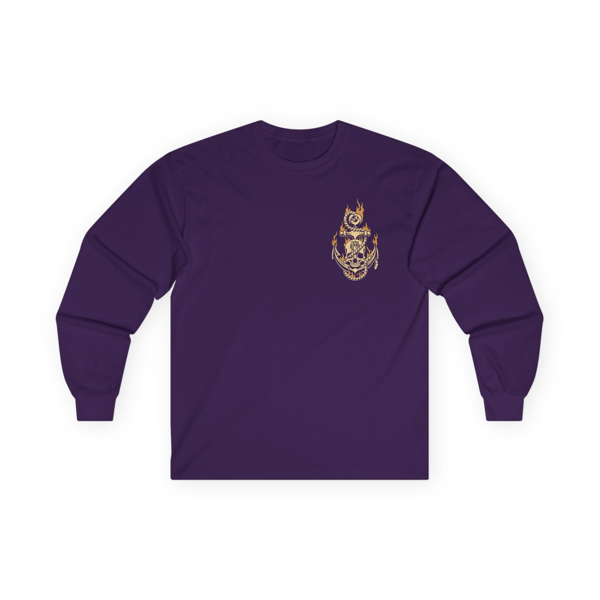 Parkway Drive Skull & Anchor Unisex Ultra Cotton Long Sleeve Tee - Image 13