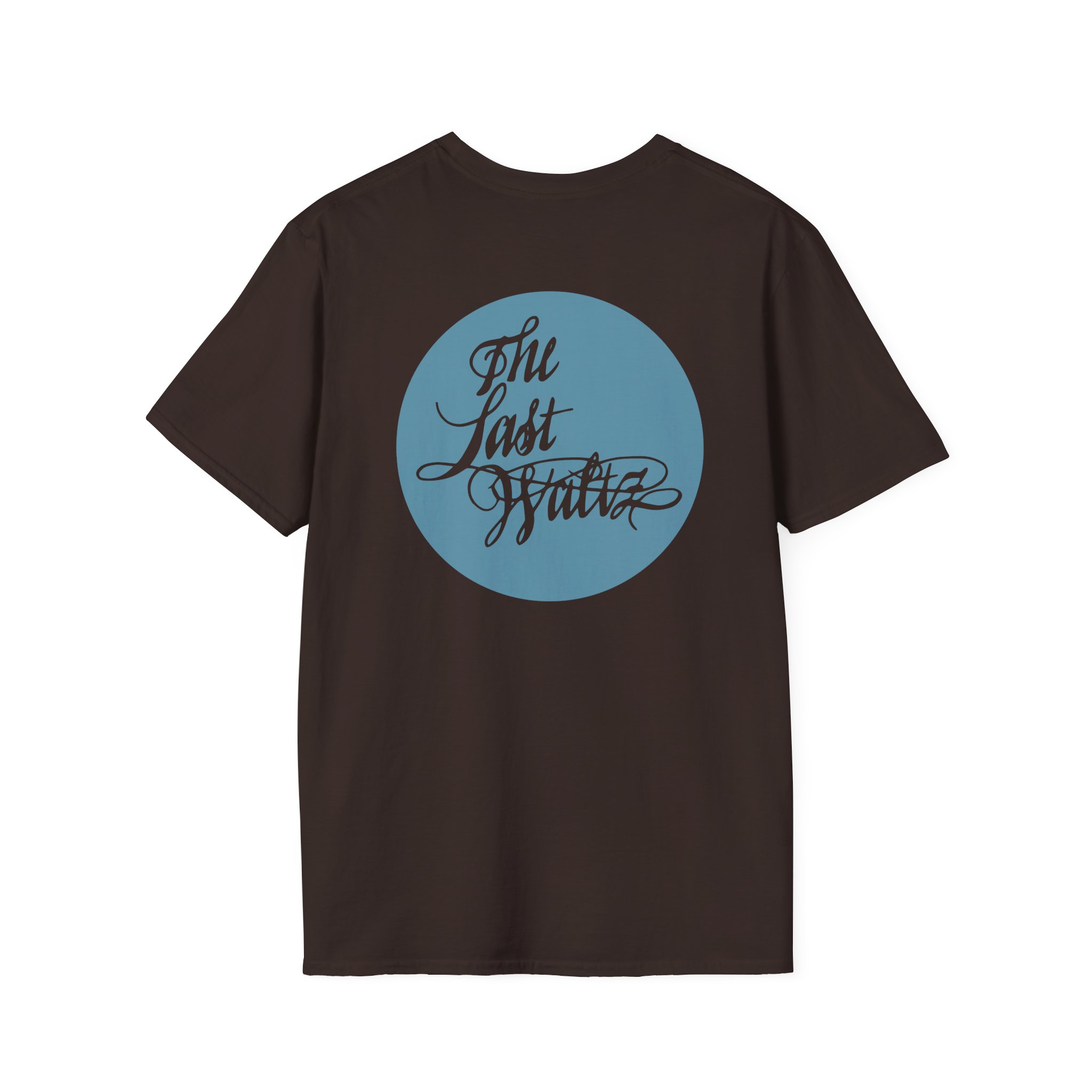The Band the Last Waltz Pin Unisex Softstyle T-Shirt - Image 8