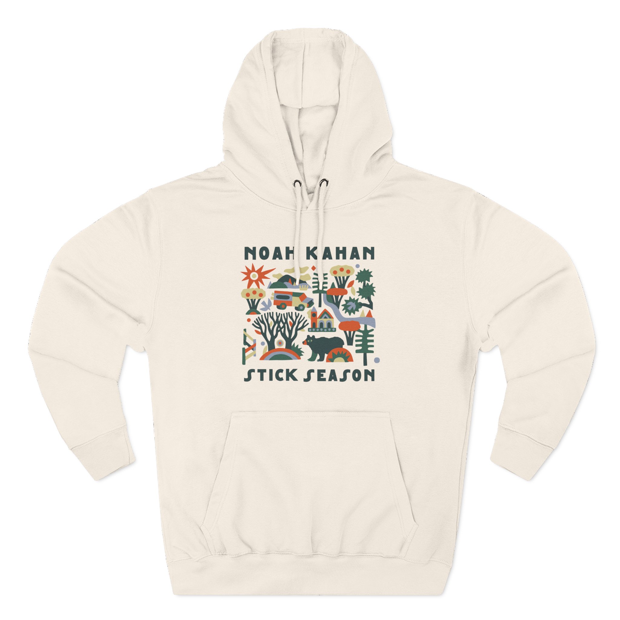 Noah Kahan Stick Season Three-Panel Fleece Hoodie - Image 7