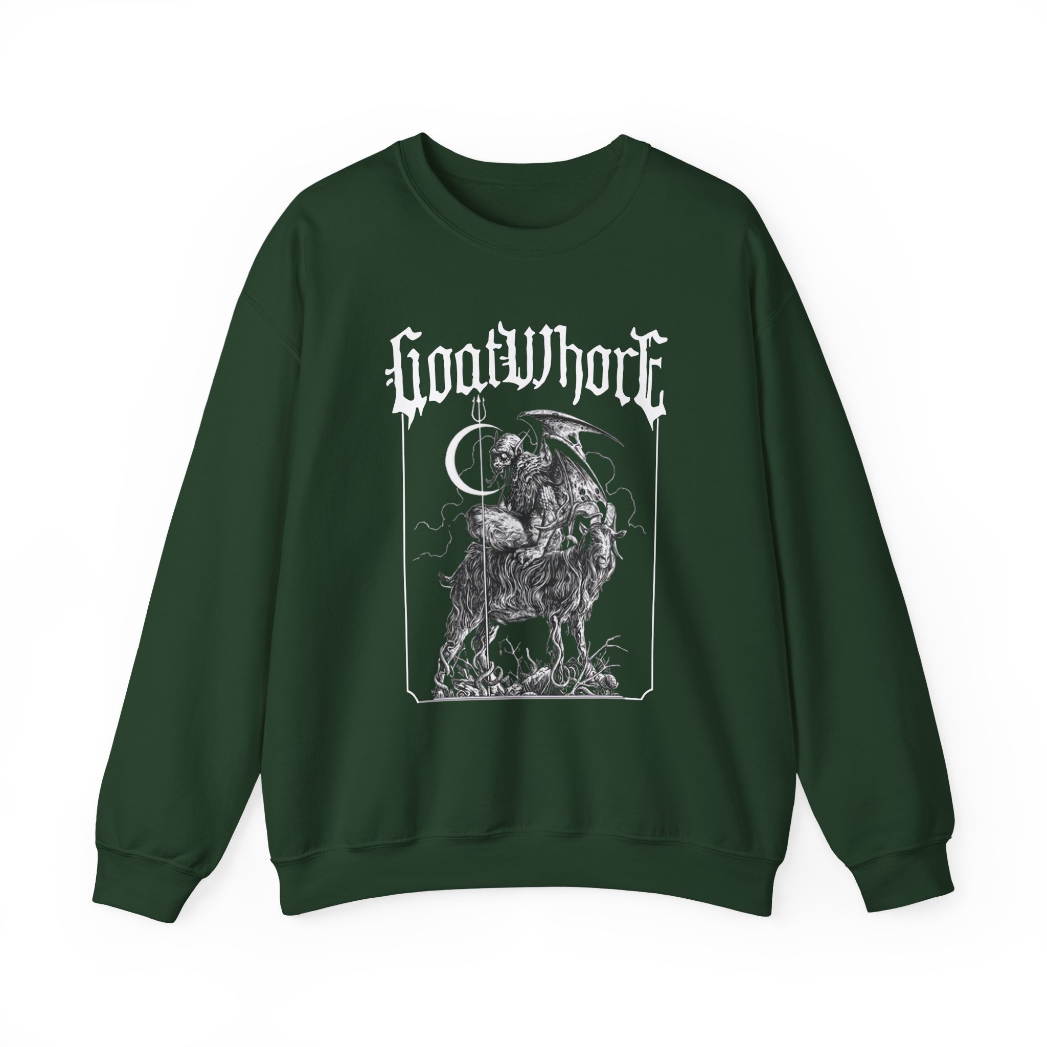 Goatwhore ghoul Unisex Heavy Blend™ Crewneck Sweatshirt - Image 7