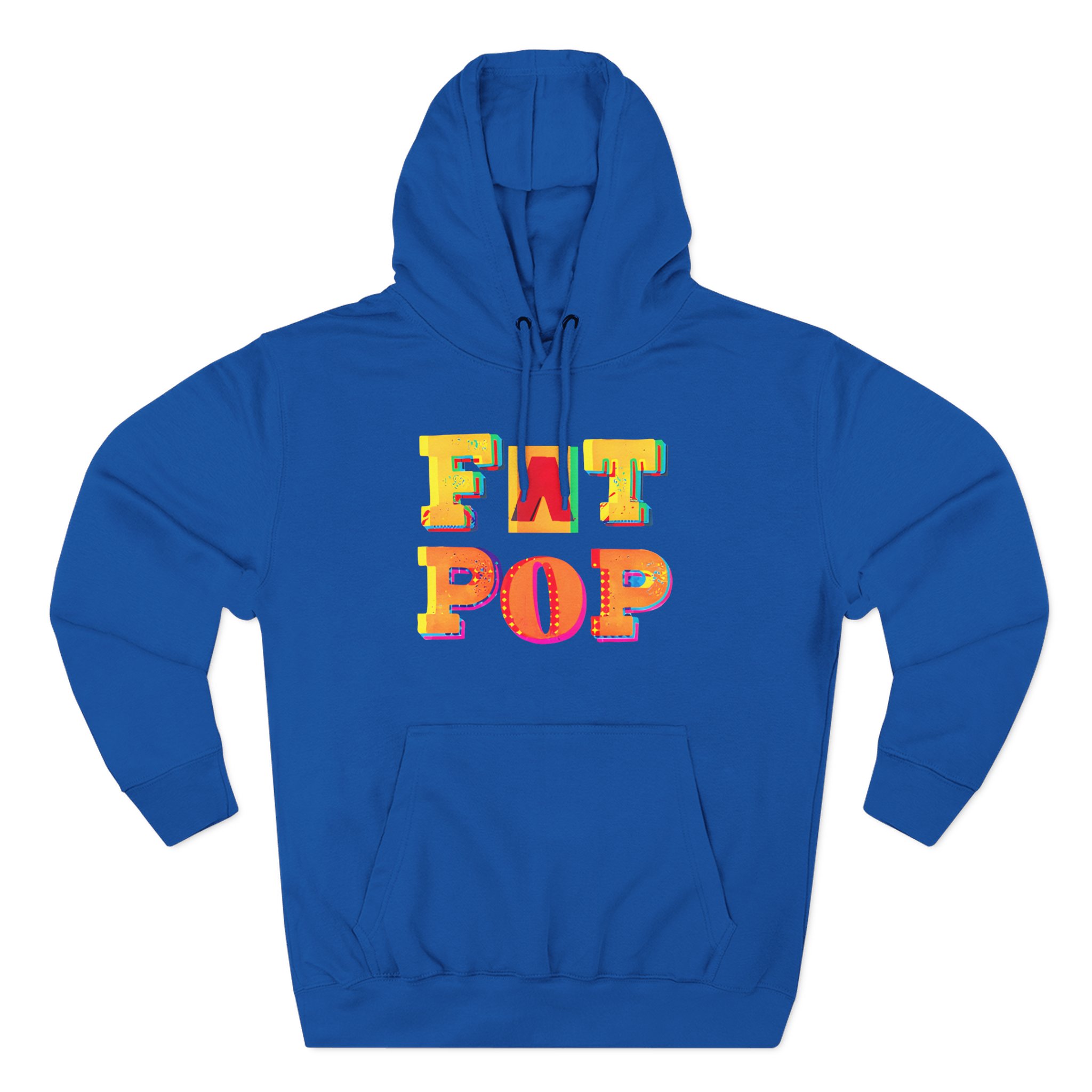 PW Fat Pop Logo Three-Panel Fleece Hoodie - Image 7
