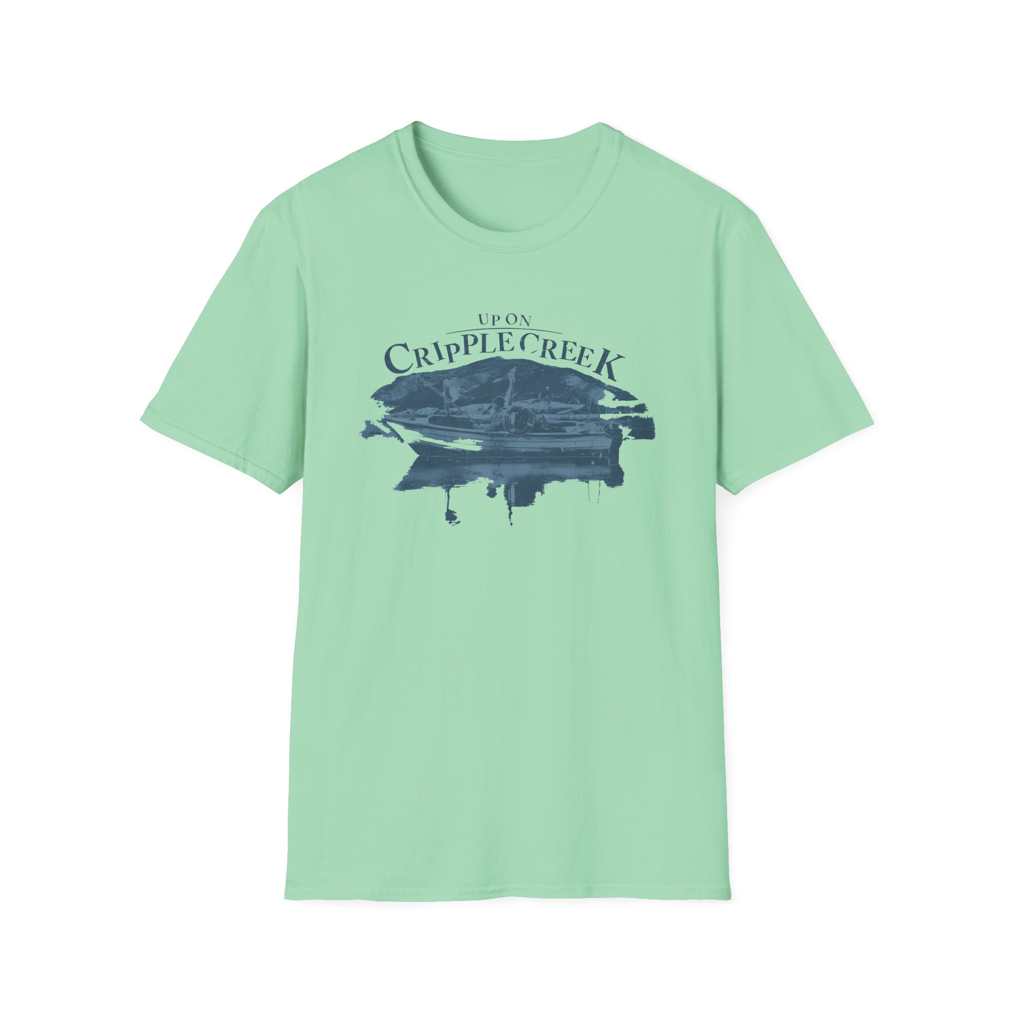 The Band Up on Cripple Unisex Softstyle T-Shirt - Image 17