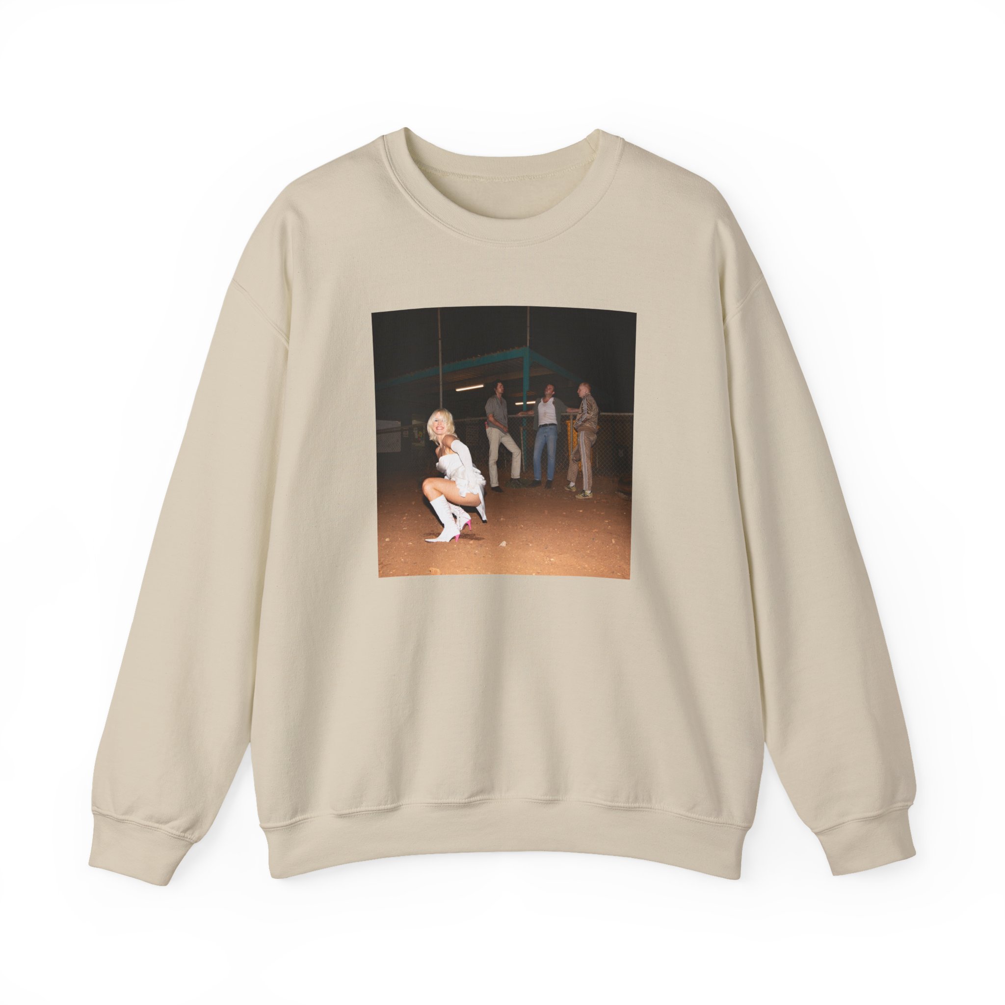 Amyl and the Sniffers U Should Not Be Doing That Unisex Heavy Blend™ Crewneck Sweatshirt - Image 5