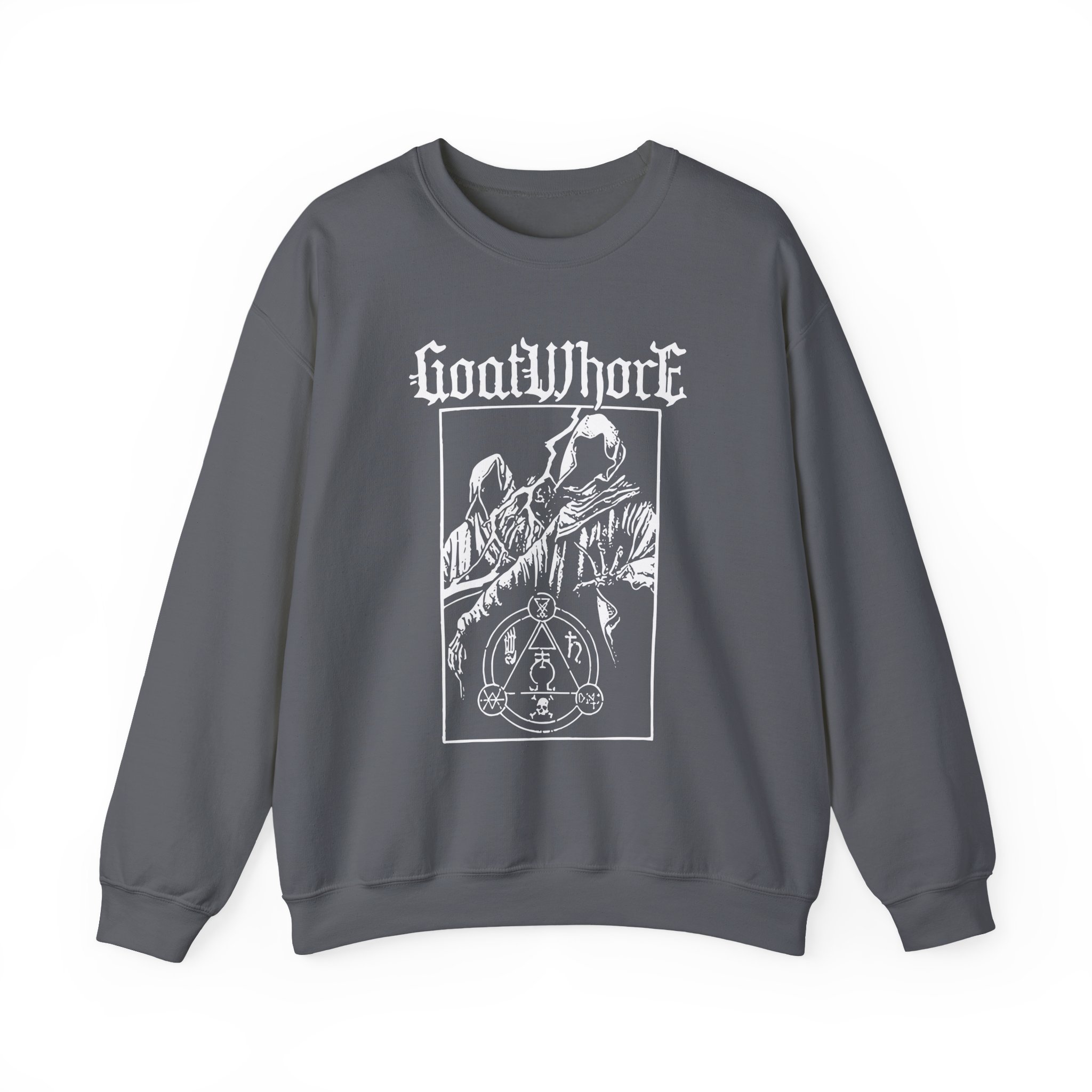 Goatwhore sigil Unisex Heavy Blend™ Crewneck Sweatshirt - Image 11