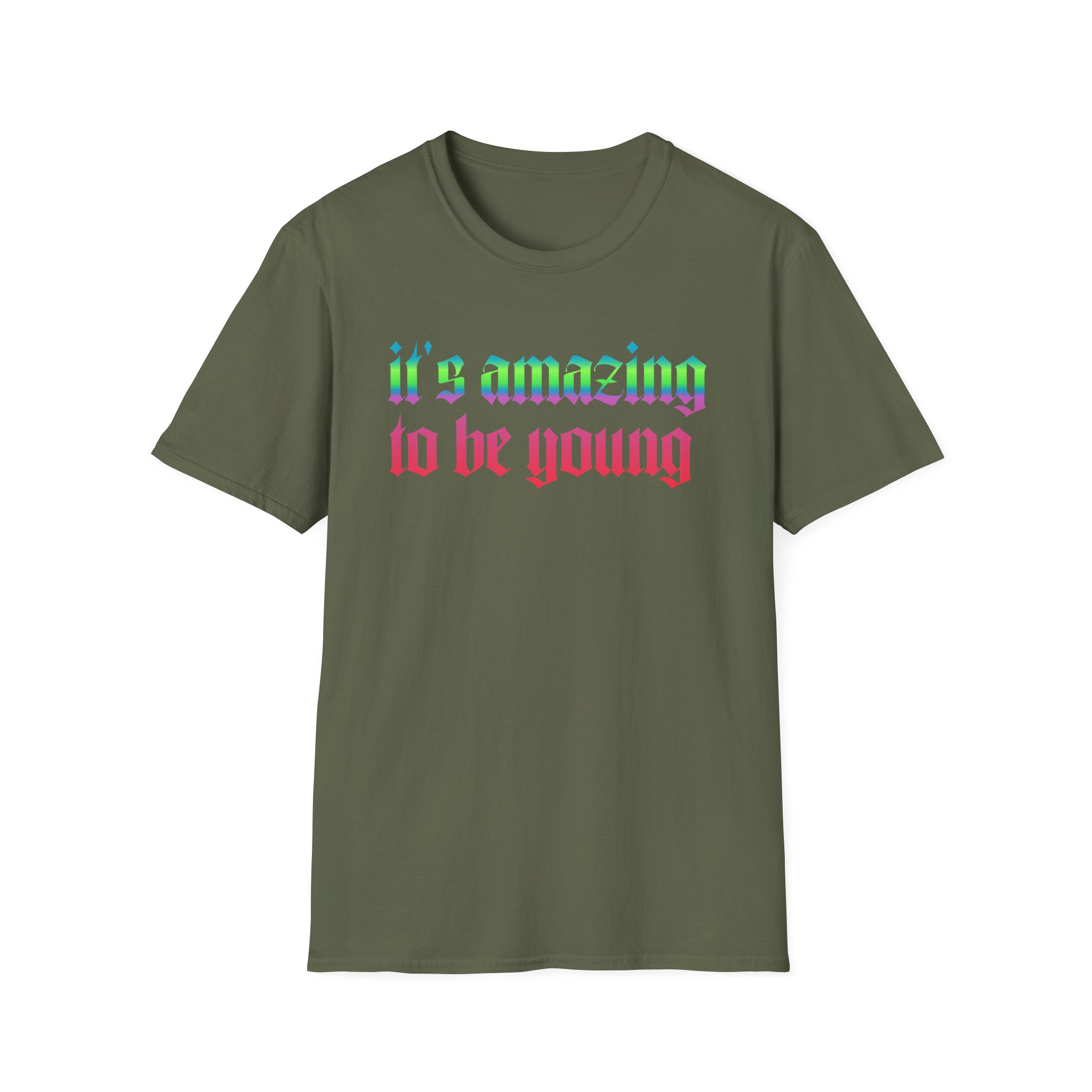 Fontaines It's Amazing To Be Young T Shirt Unisex Softstyle T-Shirt - Image 5