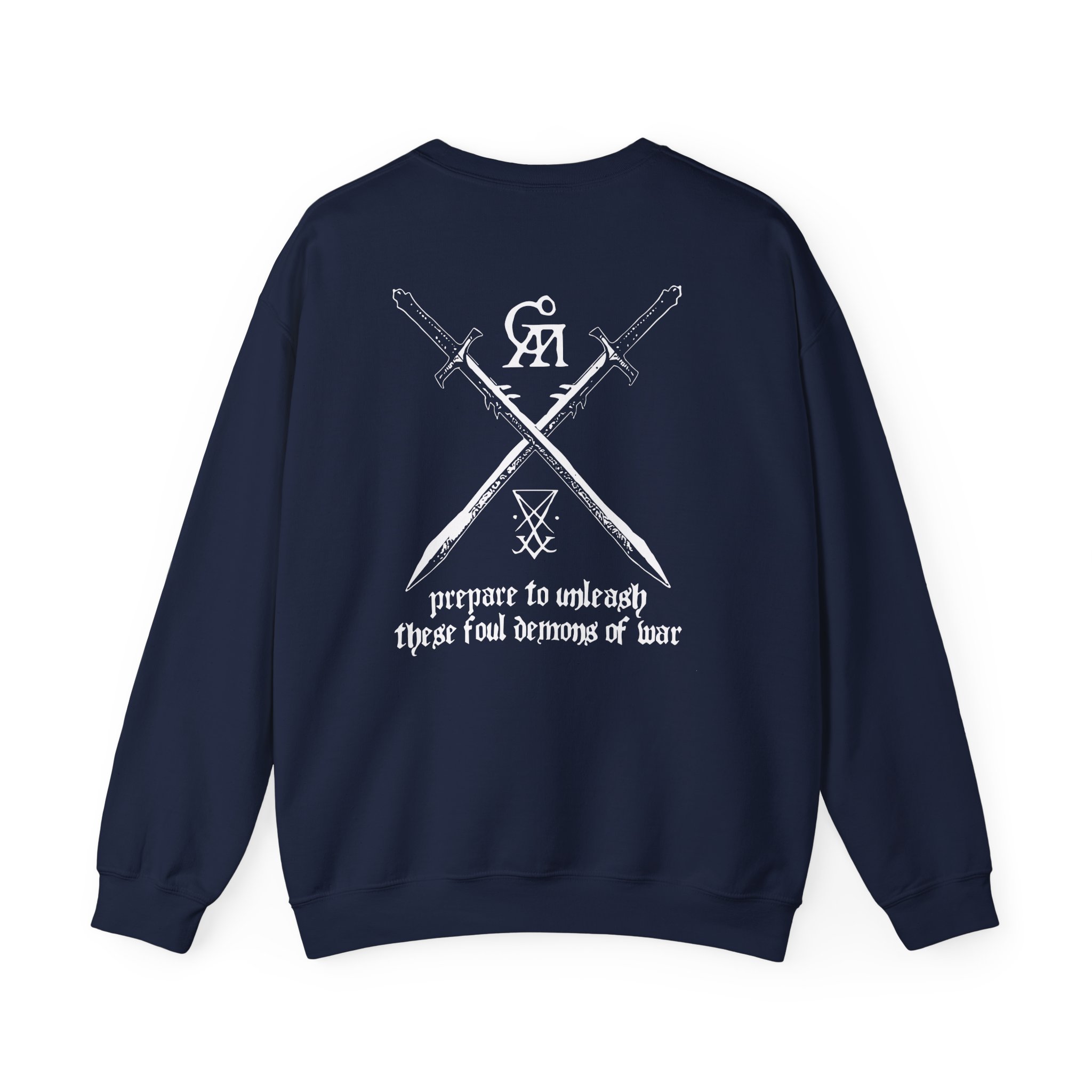 Goatwhore no Mercy Unisex Heavy Blend™ Crewneck Sweatshirt - Image 10