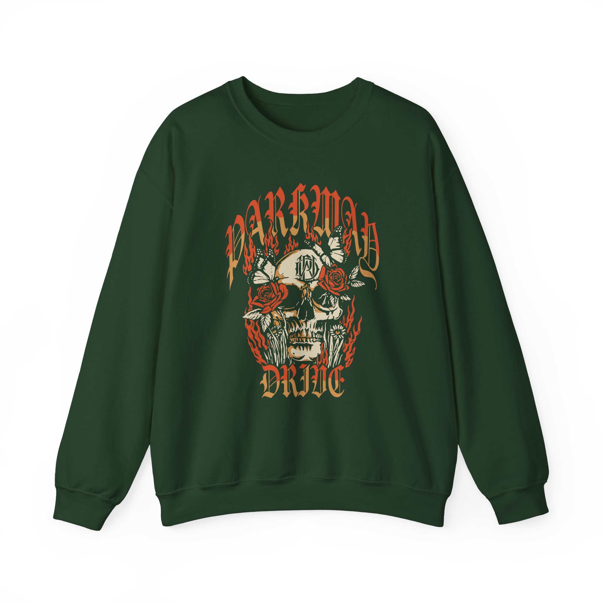 Parkway Drive Skull-roses Unisex Heavy Blend™ Crewneck Sweatshirt - Image 7