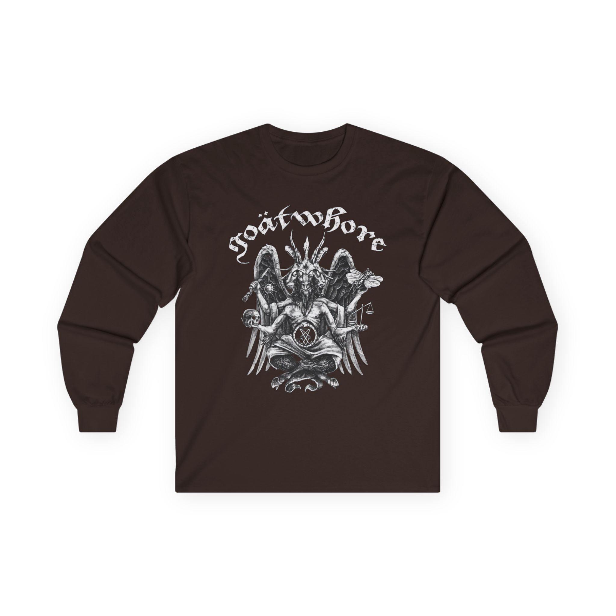 Goatwhore who Needs a God When You've Got Satan Unisex Ultra Cotton Long Sleeve Tee - Image 5