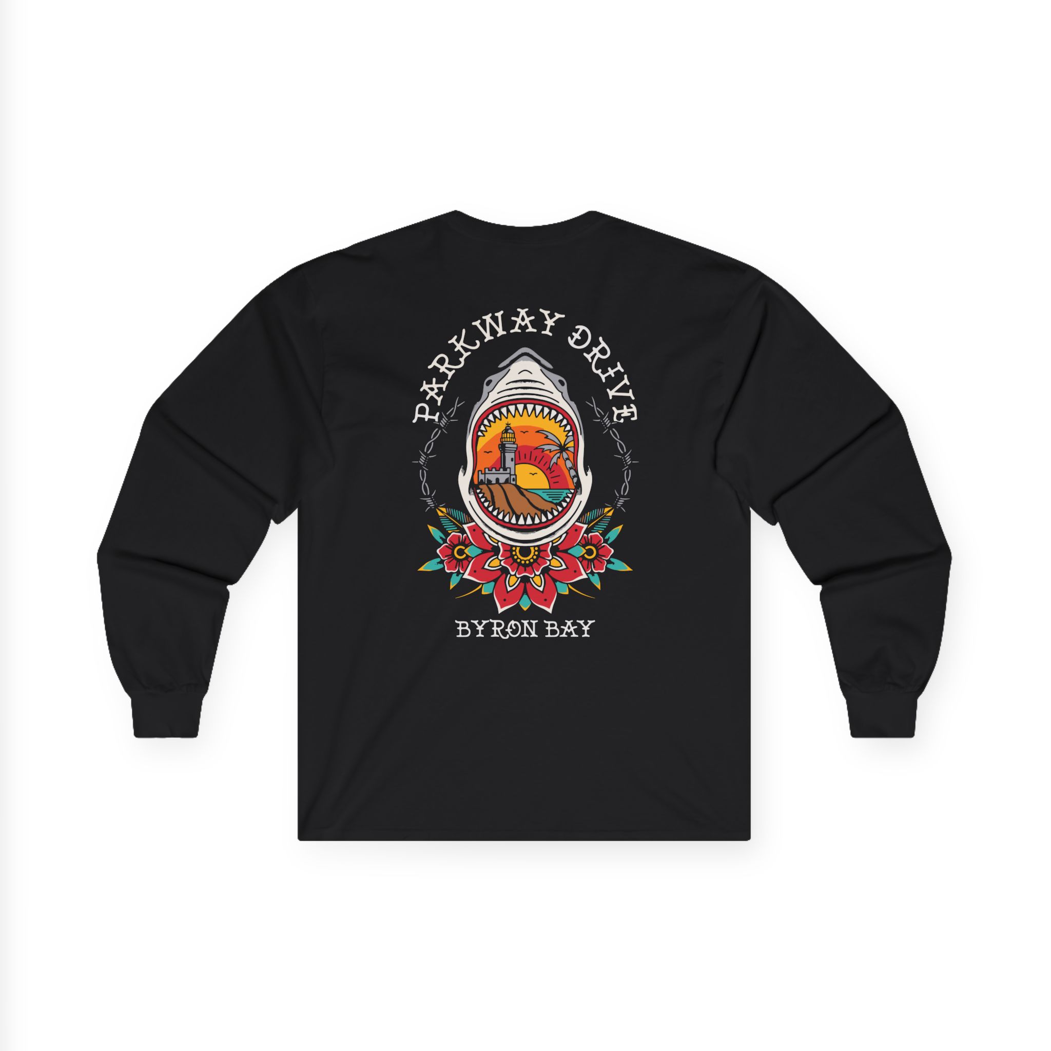Parkway Drive Byron-shark Unisex Ultra Cotton Long Sleeve Tee - Image 2