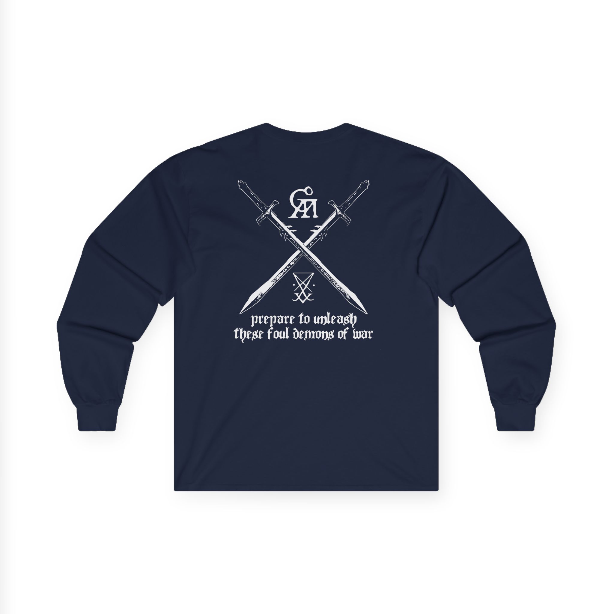 Goatwhore no Mercy Unisex Ultra Cotton Long Sleeve Tee - Image 10