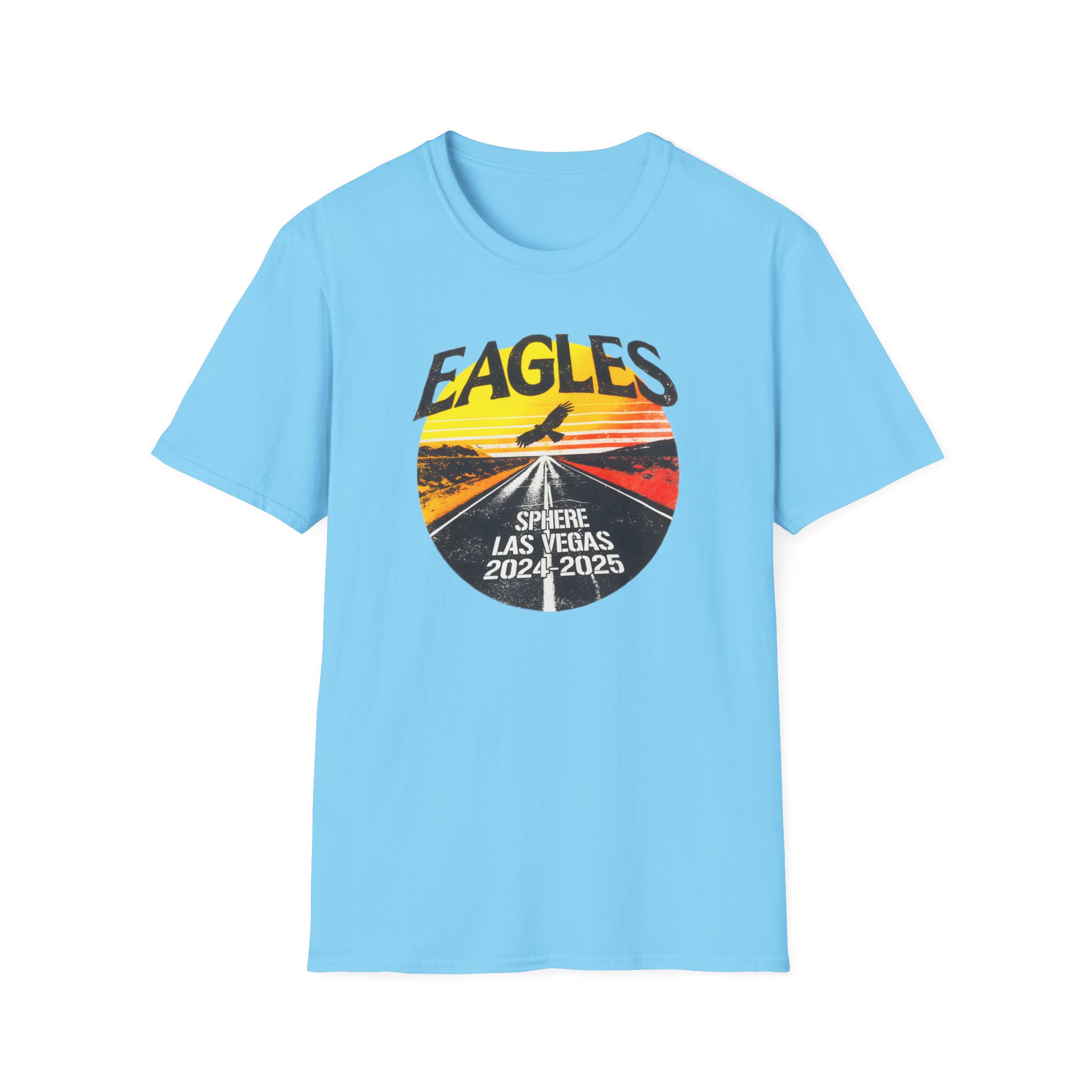 The Eagles Sphere 2024 / 2025 Sunset Unisex Softstyle T-Shirt - Image 11