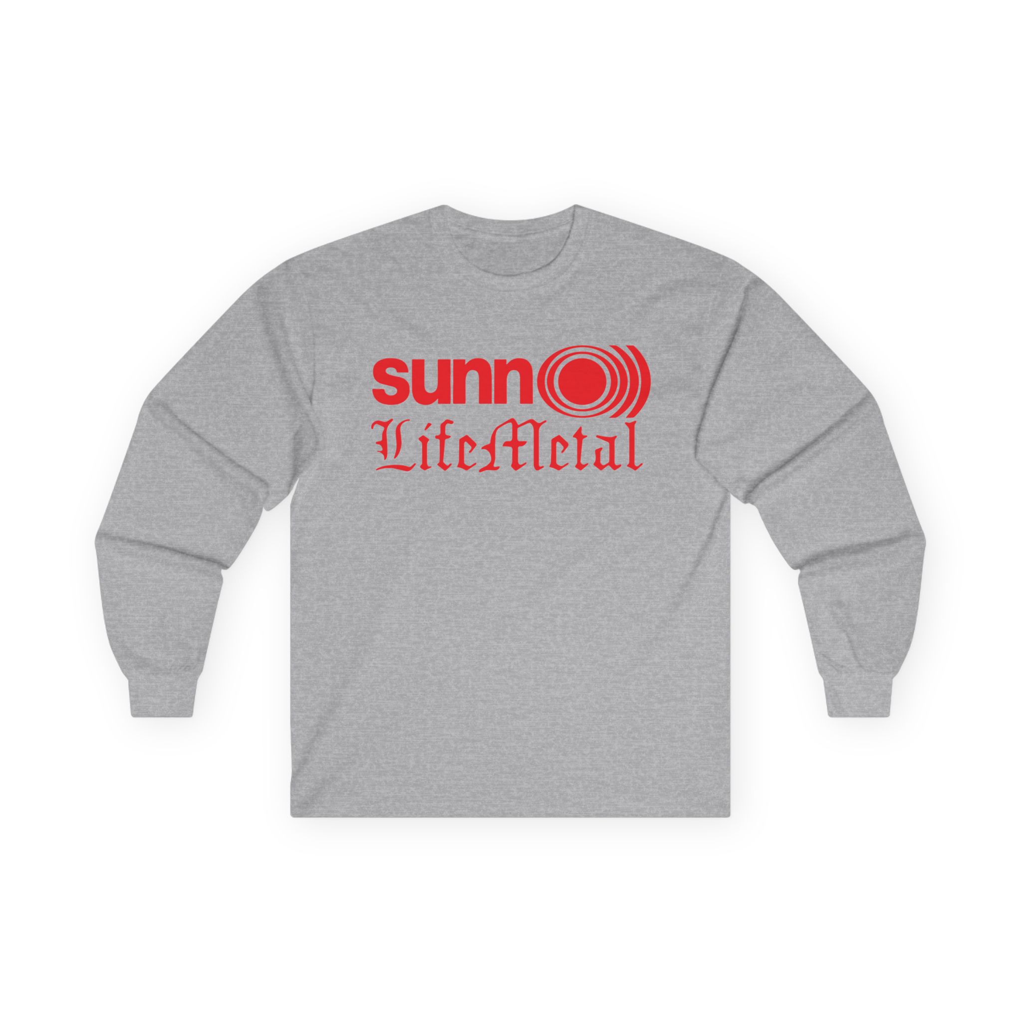 Sunn O Life Metal Logo Unisex Ultra Cotton Long Sleeve Tee - Image 7