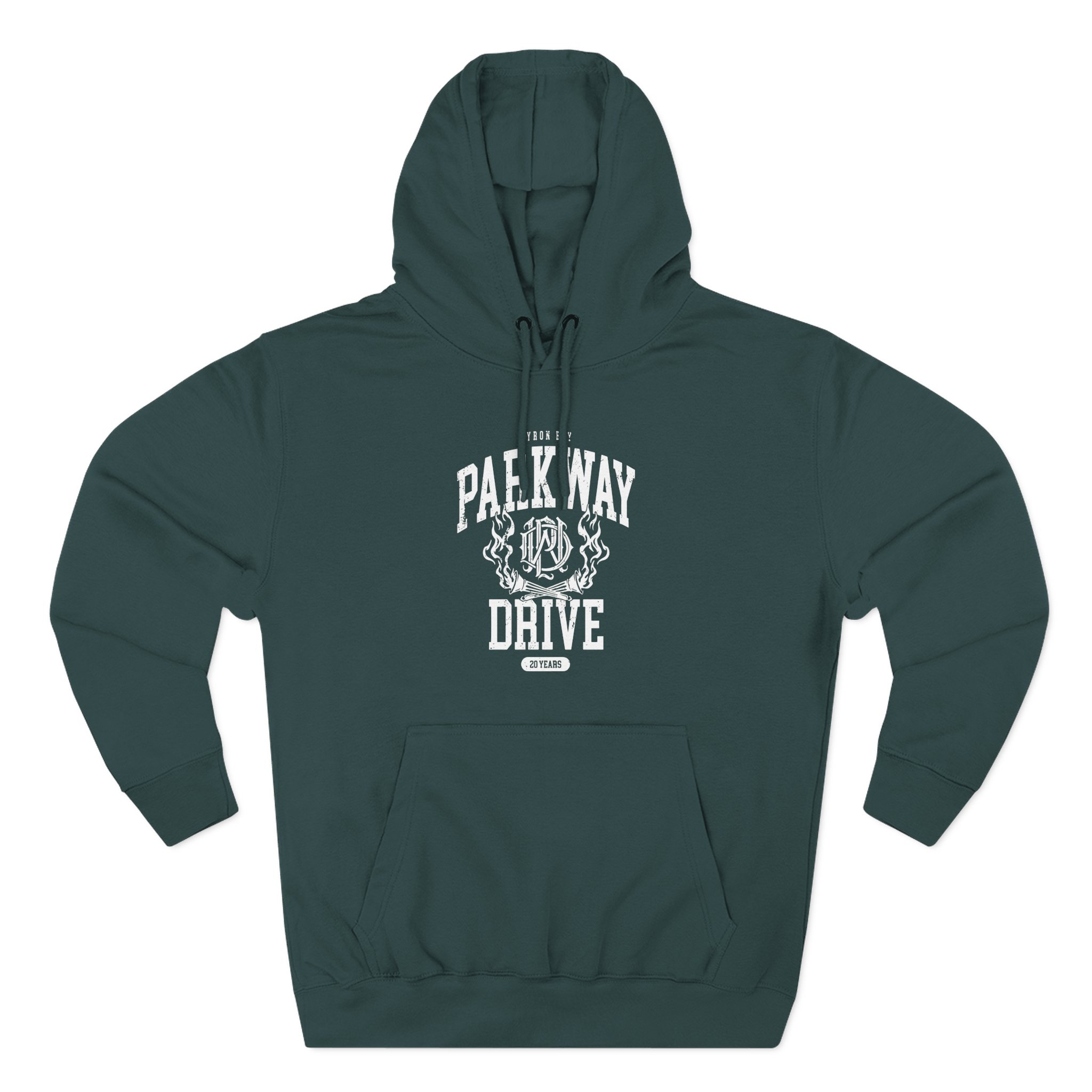 Parkway Drive 20-year-anniversary Three-Panel Fleece Hoodie - Image 7