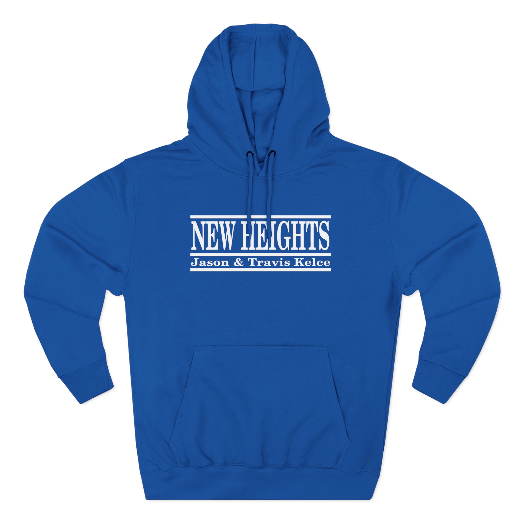 New Heights Jason And Travis Kelce Three-Panel Fleece Hoodie - Image 5