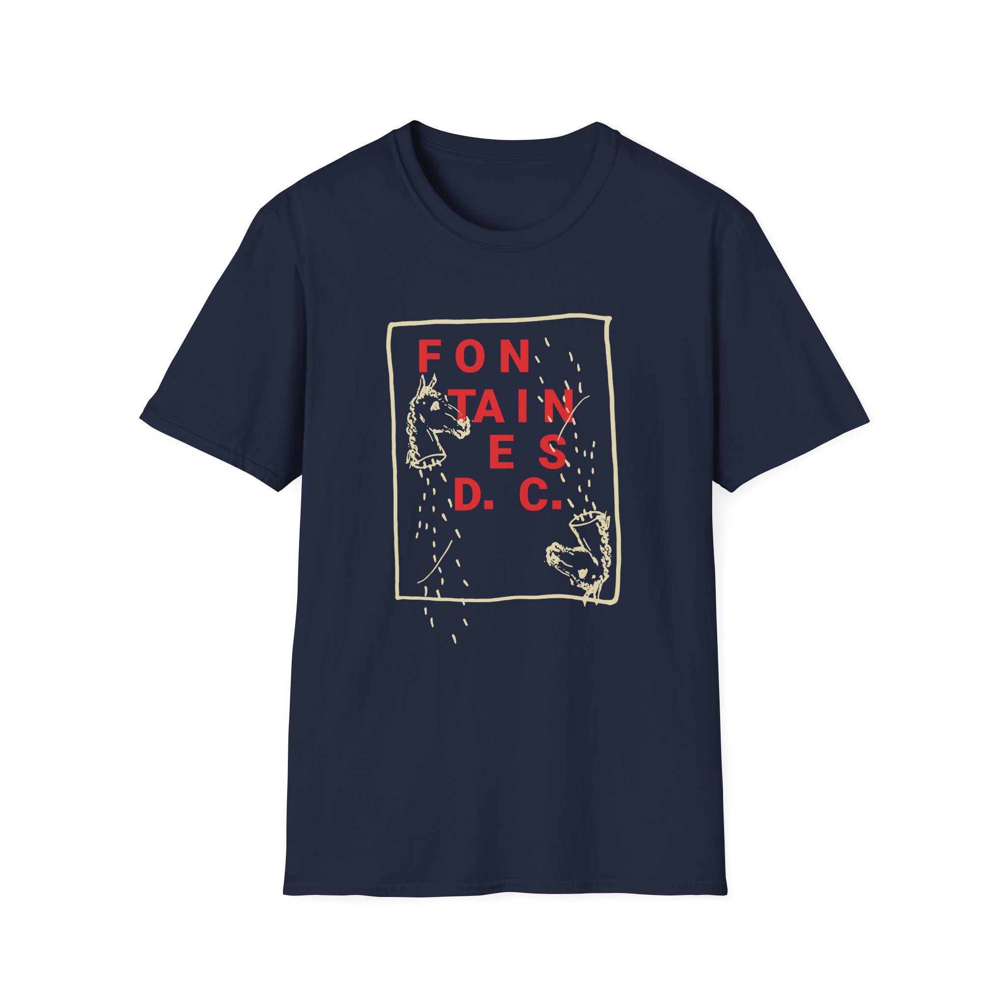Fontaines Horse Head Unisex Softstyle T-Shirt - Image 15
