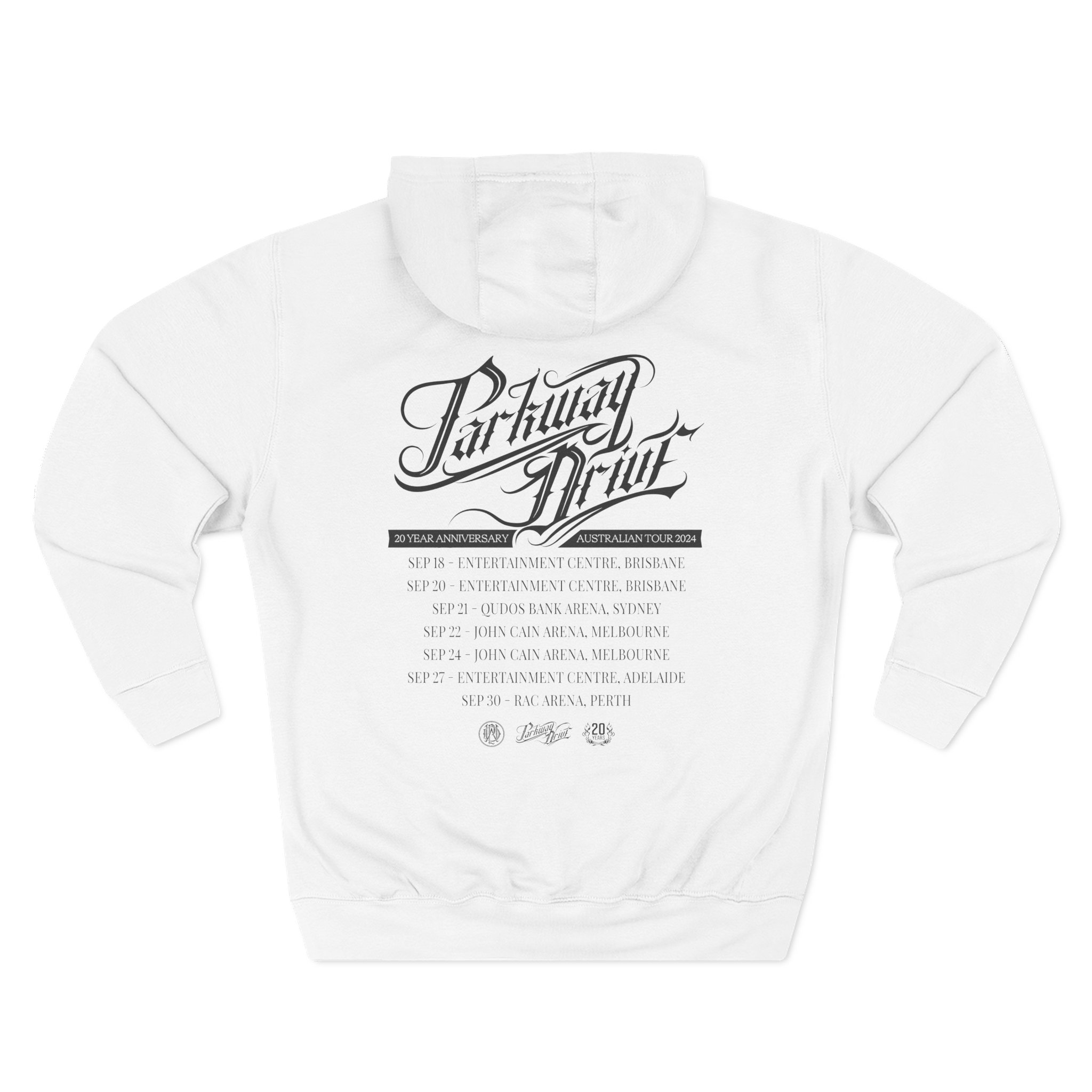 Parkway Drive Australian Tour Three-Panel Fleece Hoodie - Image 2