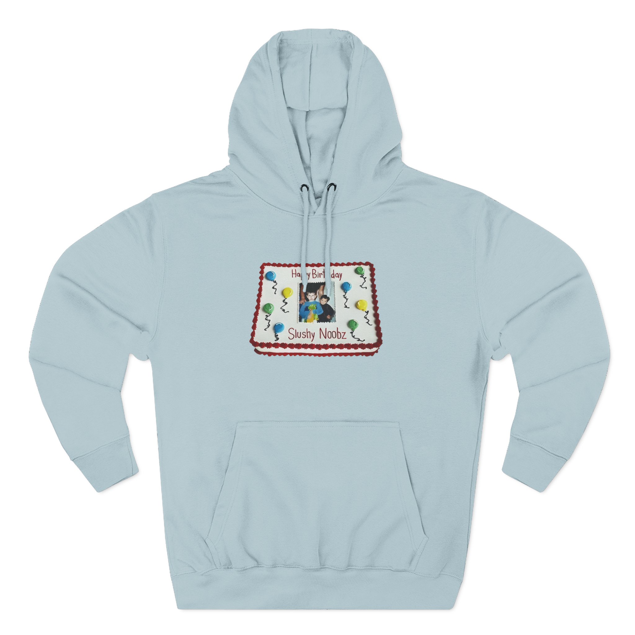 Slushy Noobz Birthday Cake Three-Panel Fleece Hoodie - Image 11