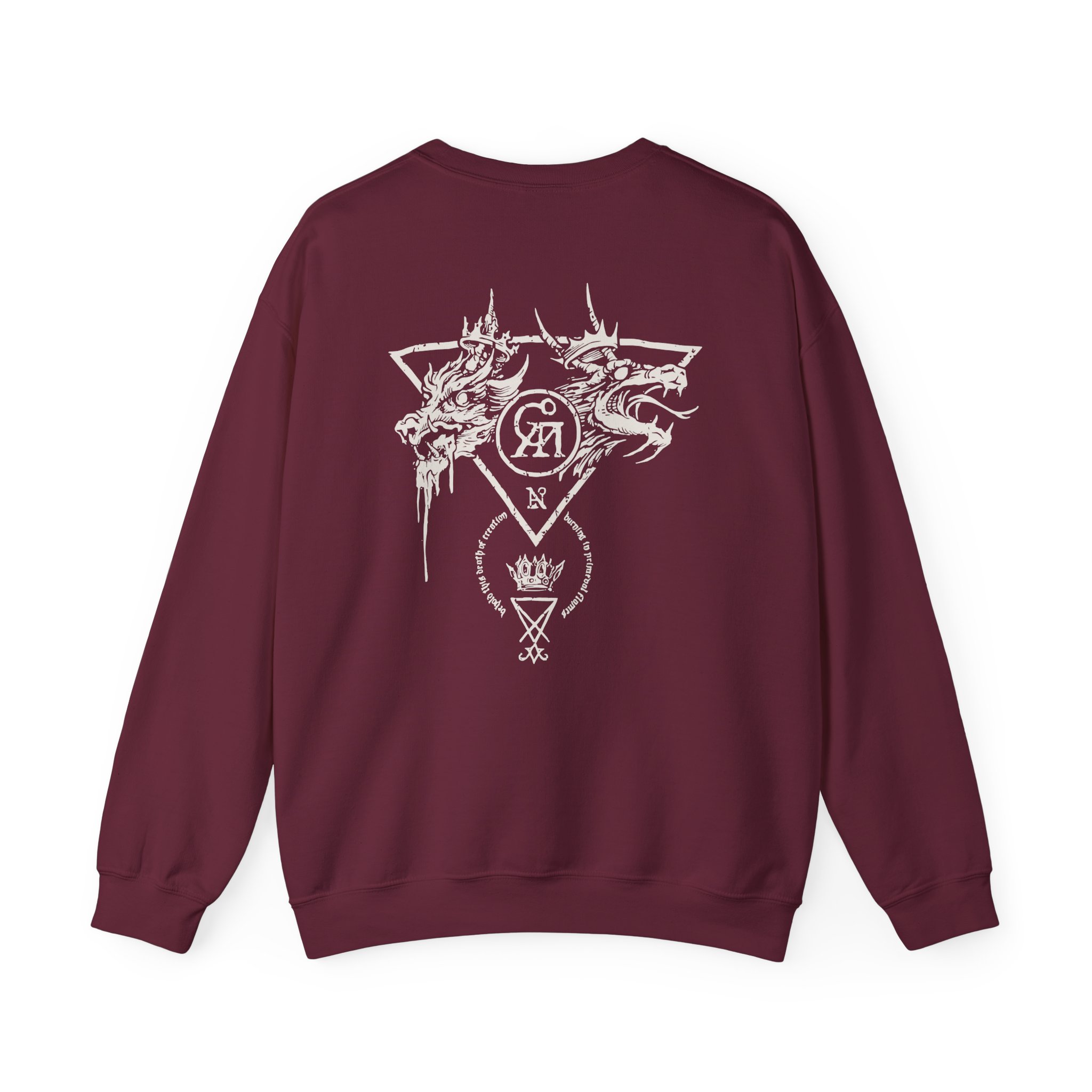 Goatwhore sigil Unisex Heavy Blend™ Crewneck Sweatshirt - Image 4