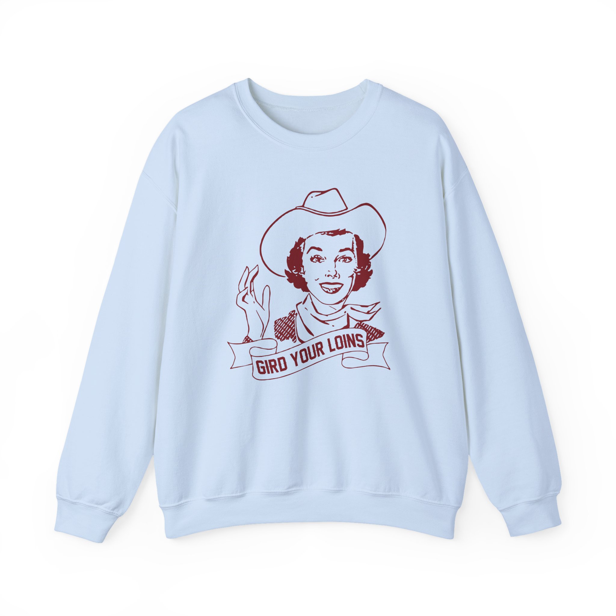 Giggly Squad Gird Your Loins Unisex Heavy Blend™ Crewneck Sweatshirt - Image 7