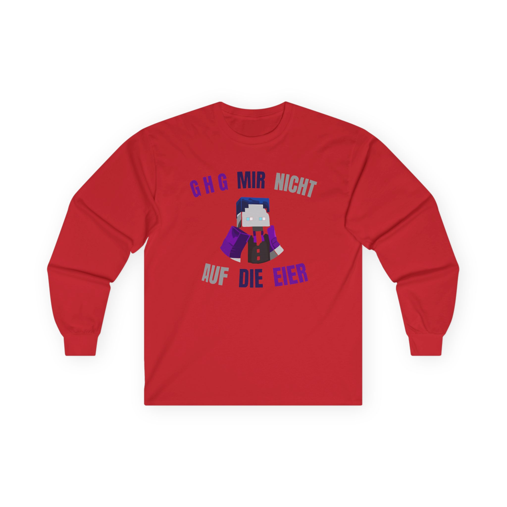 Bastighg Ghg Mir Nicht Auf Die Eier Unisex Ultra Cotton Long Sleeve Tee - Image 13