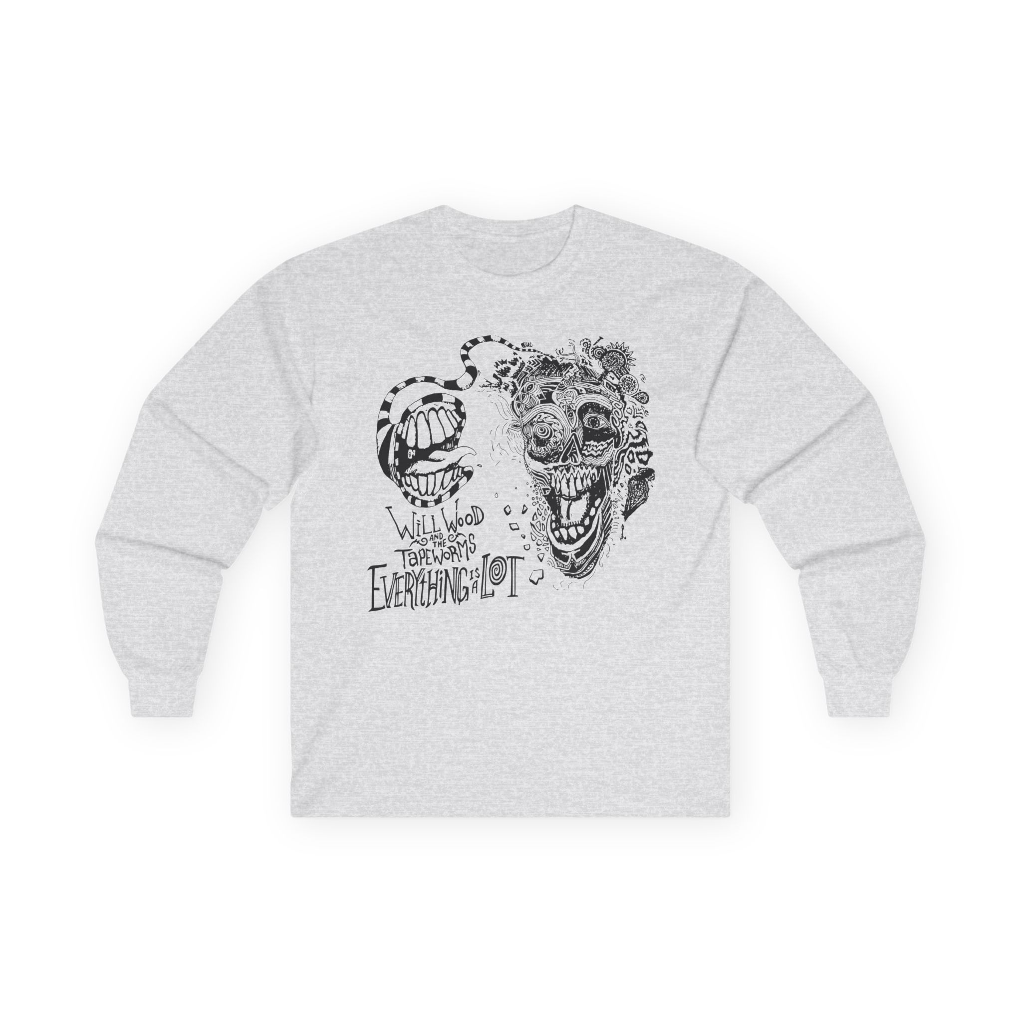 Will Wood Everything is a Lot Unisex Ultra Cotton Long Sleeve Tee - Image 3