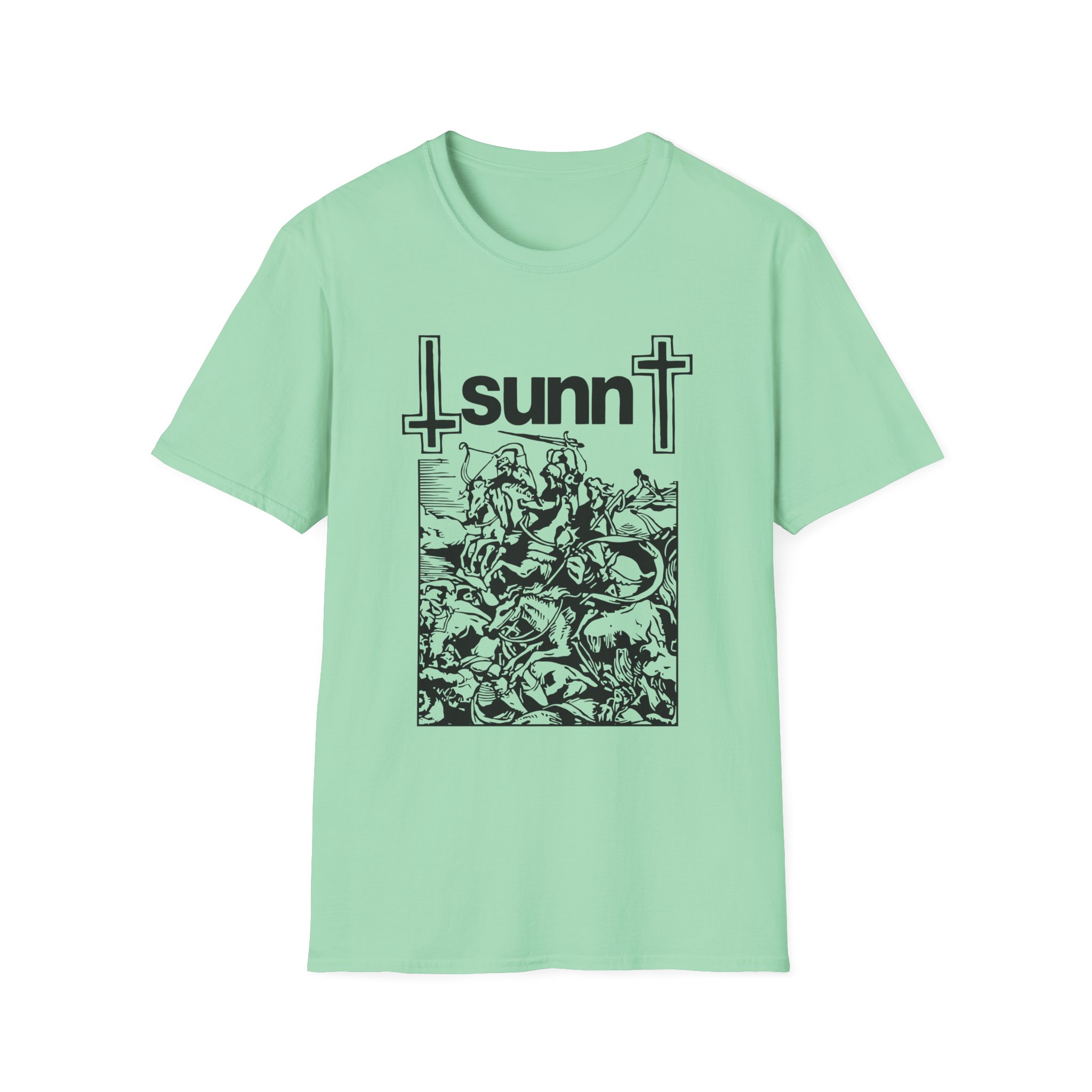 Sunn O Flight of the Behemoth Unisex Softstyle T-Shirt - Image 17