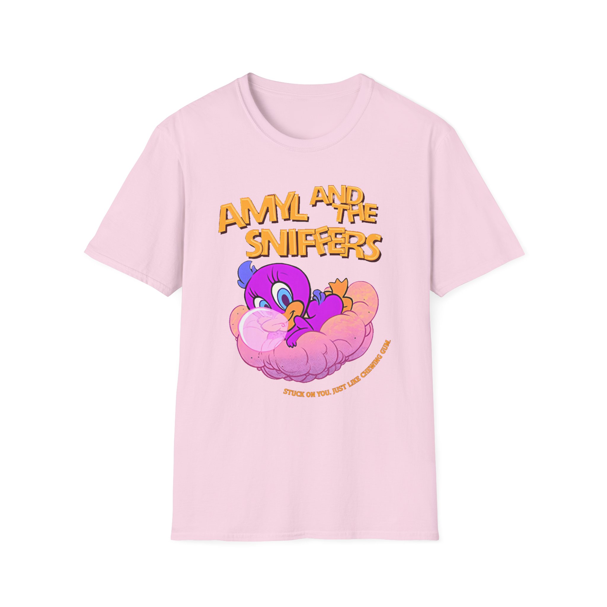 Amyl and the Sniffers Stuck On You Baby Unisex Softstyle T-Shirt - Image 27