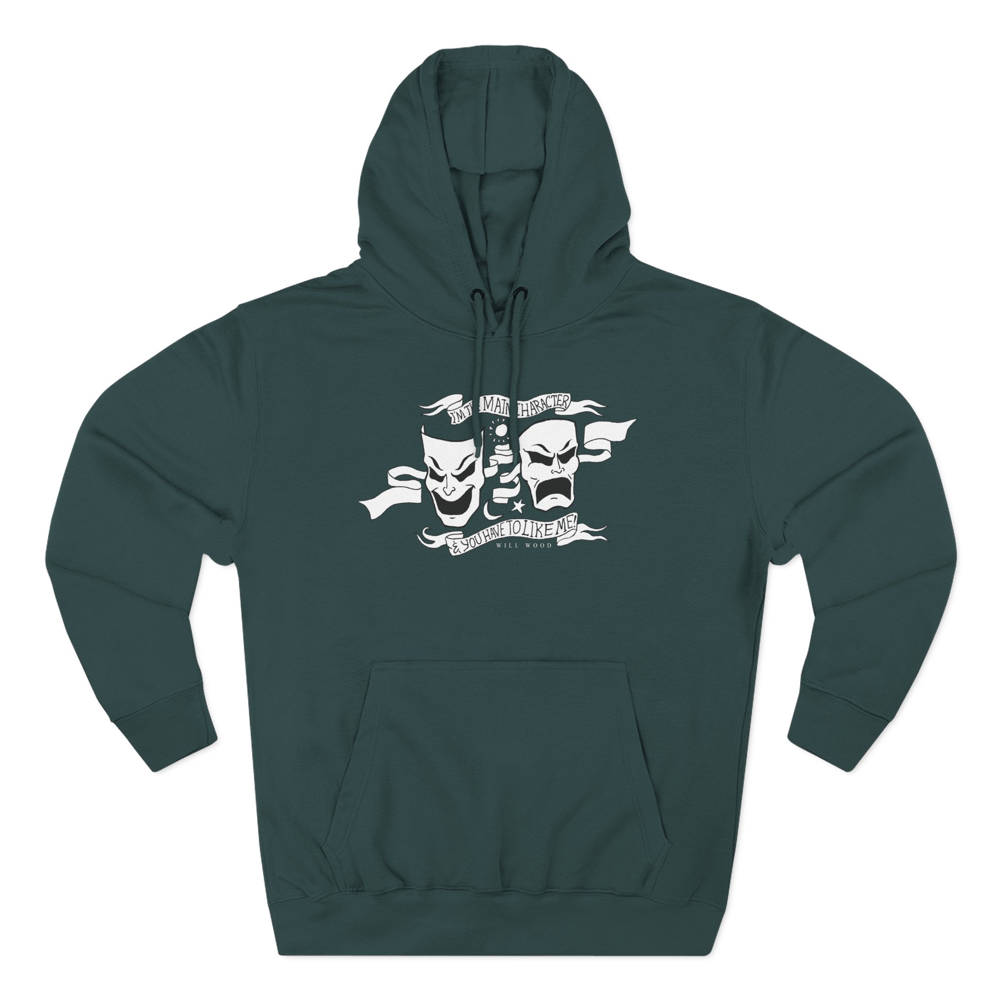Will Wood the Main Character Three-Panel Fleece Hoodie - Image 5